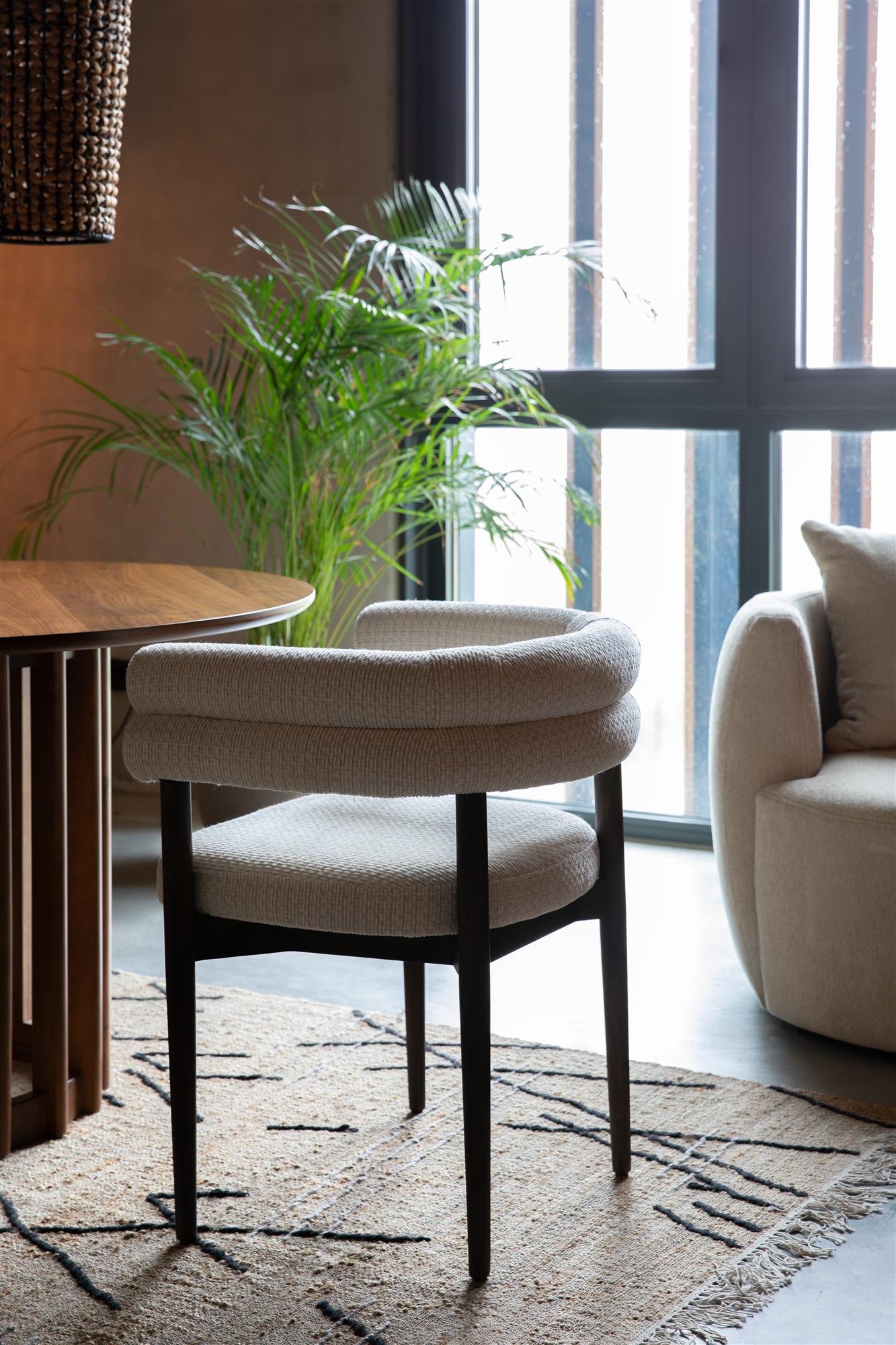 Sela Off White Dining Chair