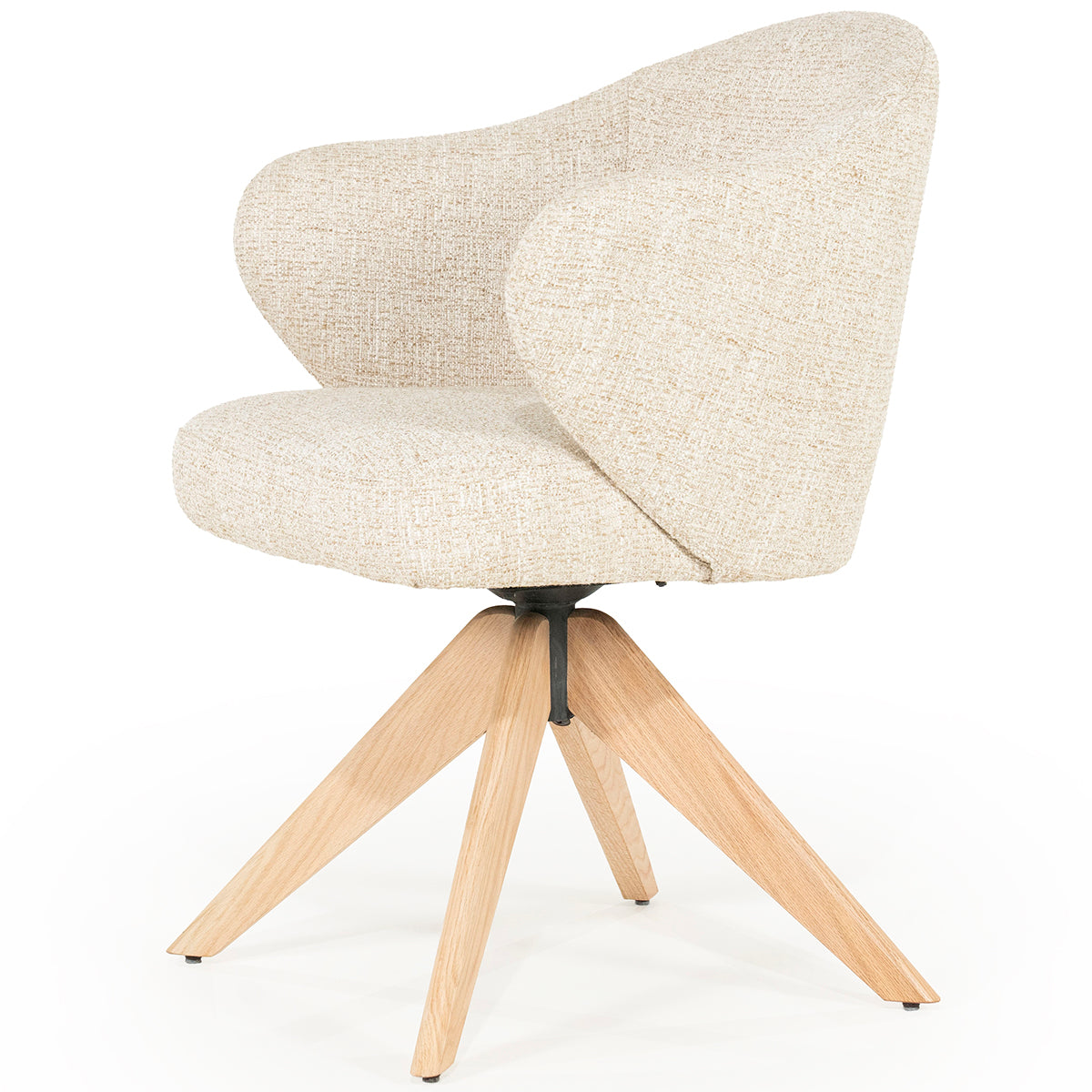 Connor Donna Chair with Wood Legs
