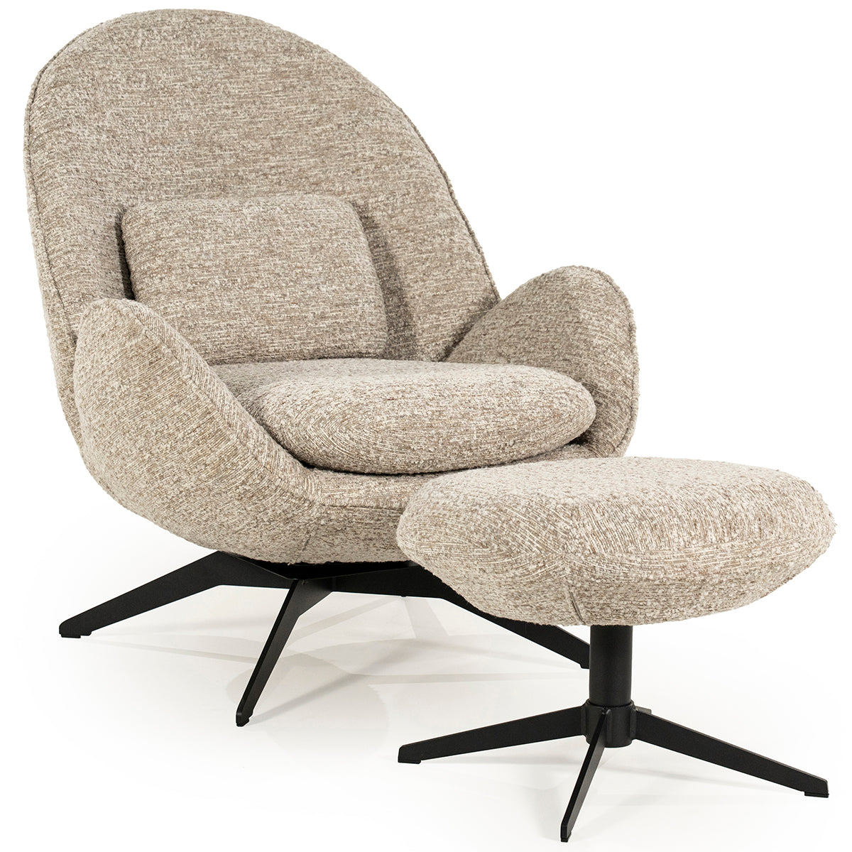 Ryan Zora Armchair with Footstool