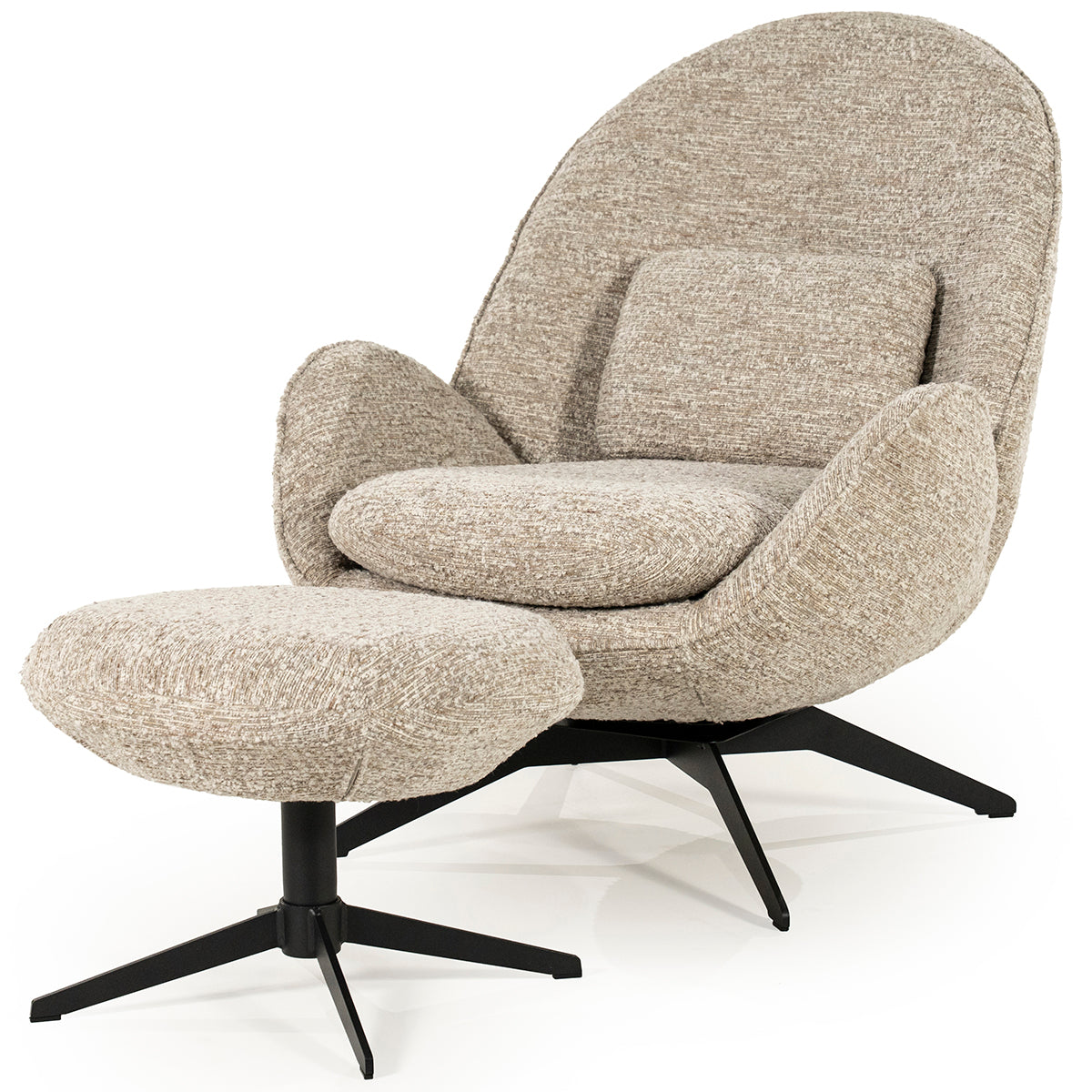 Ryan Zora Armchair with Footstool