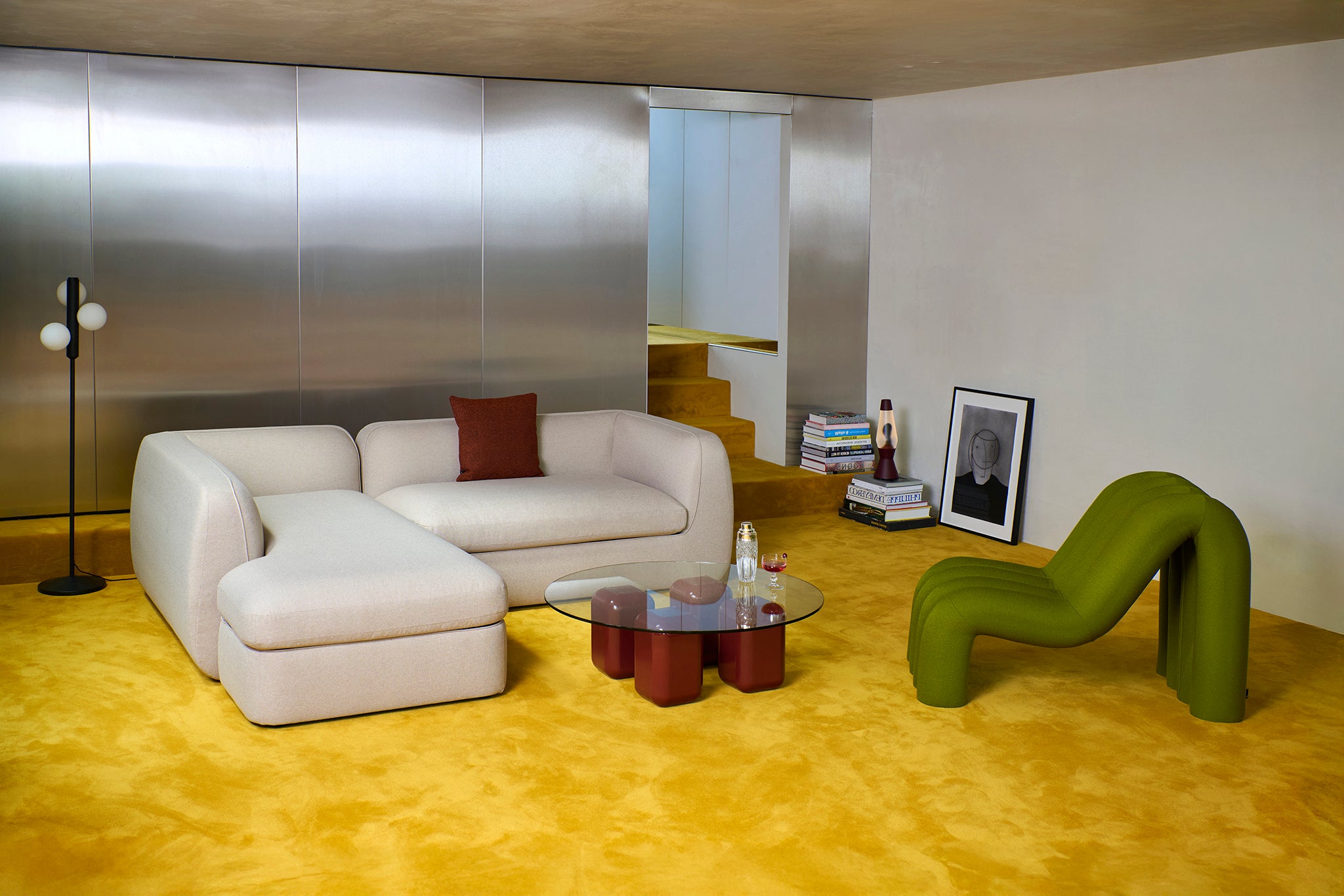 Bowie Corner Longchair Sofa