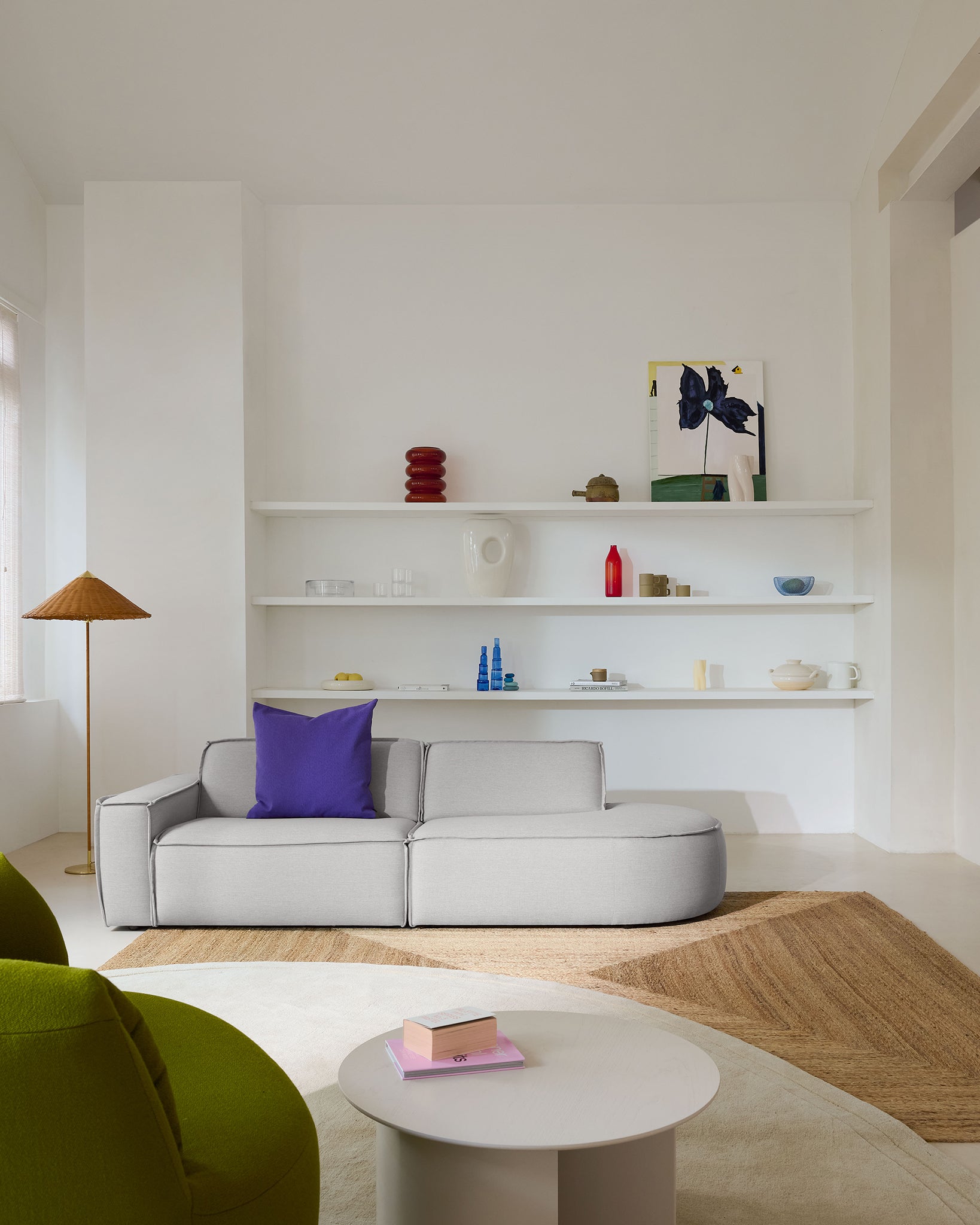 Edge 3 Seater Round Sofa