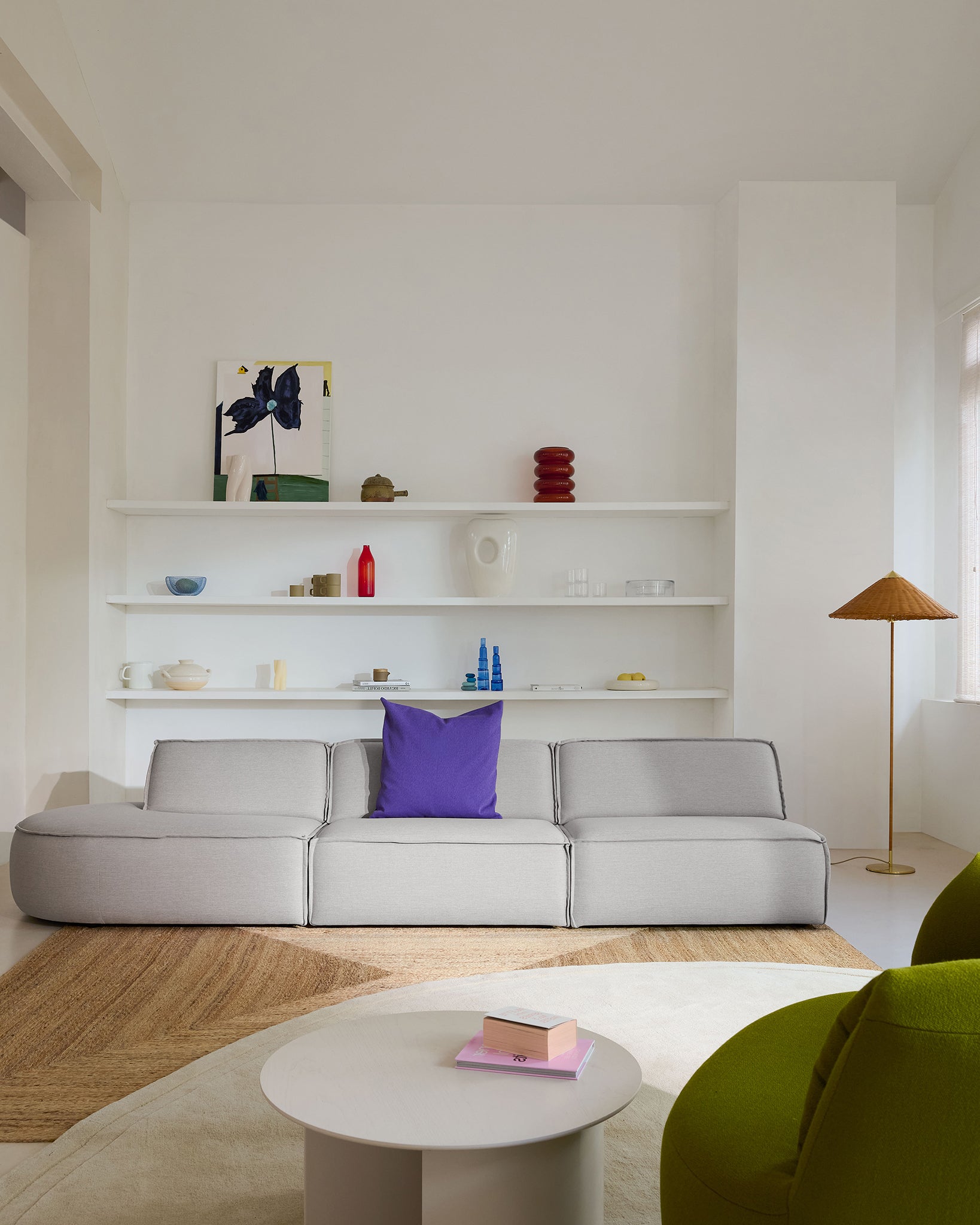 Edge 3 Seater Round Sofa