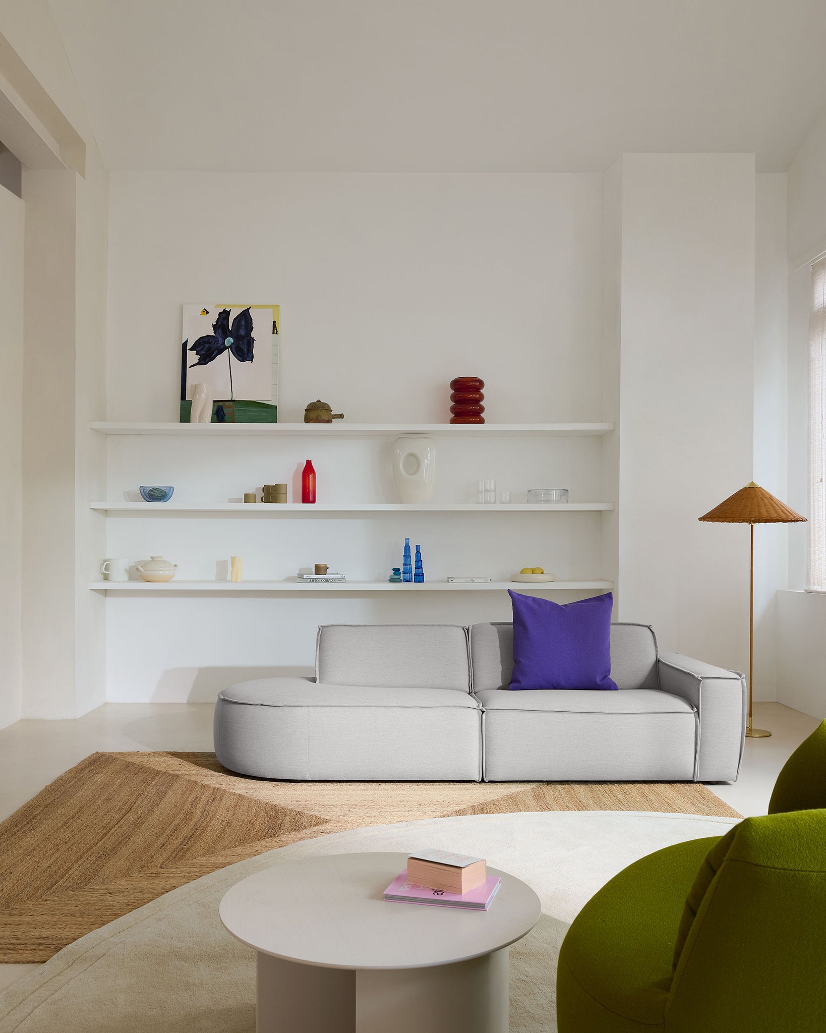 Edge 3 Seater Round Sofa