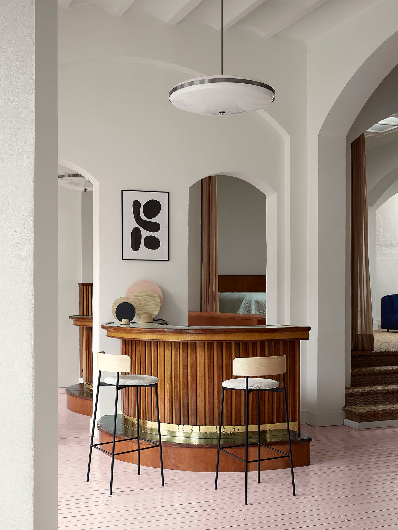 Friday Barstool with Wooden Seat