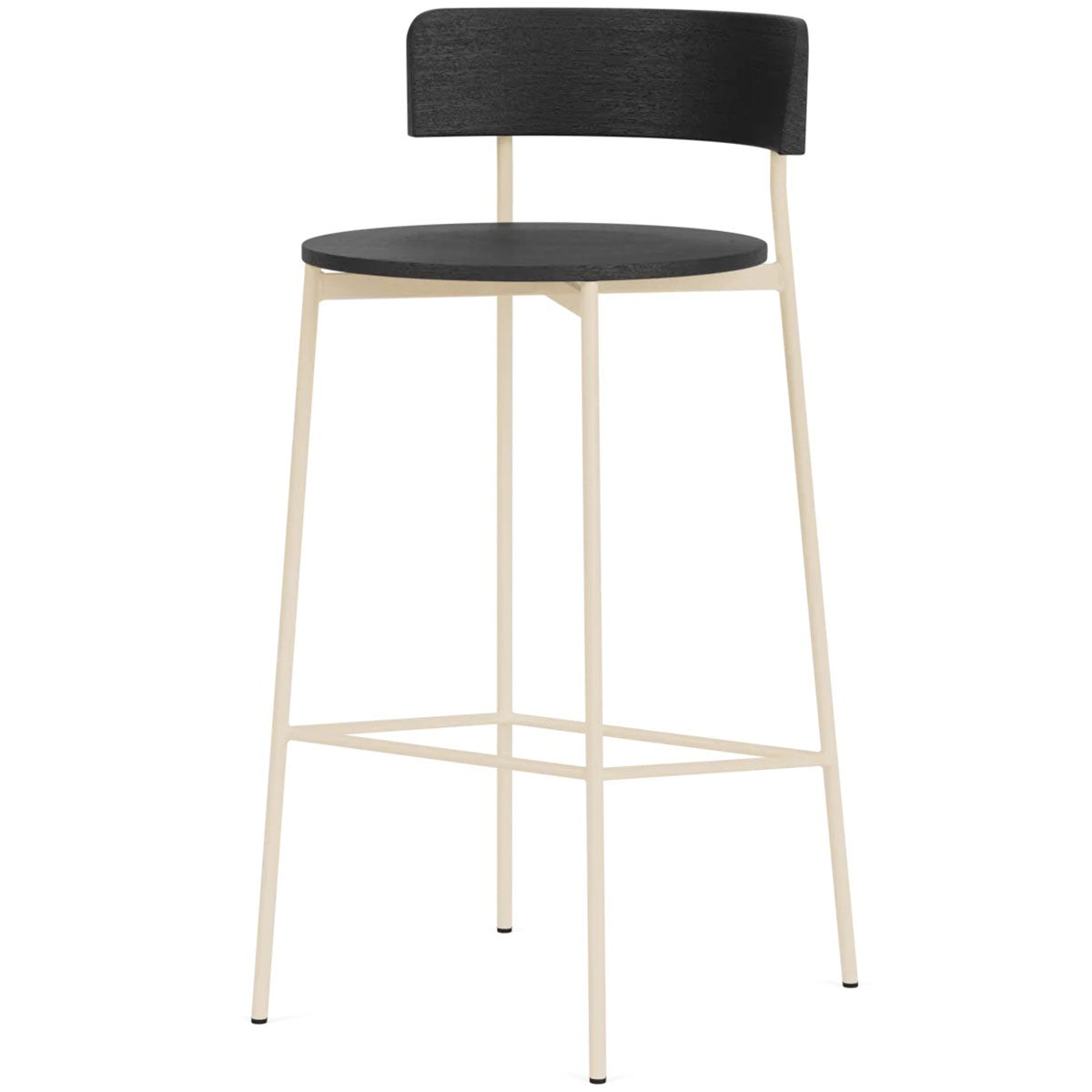 Friday Barstool with Wooden Seat