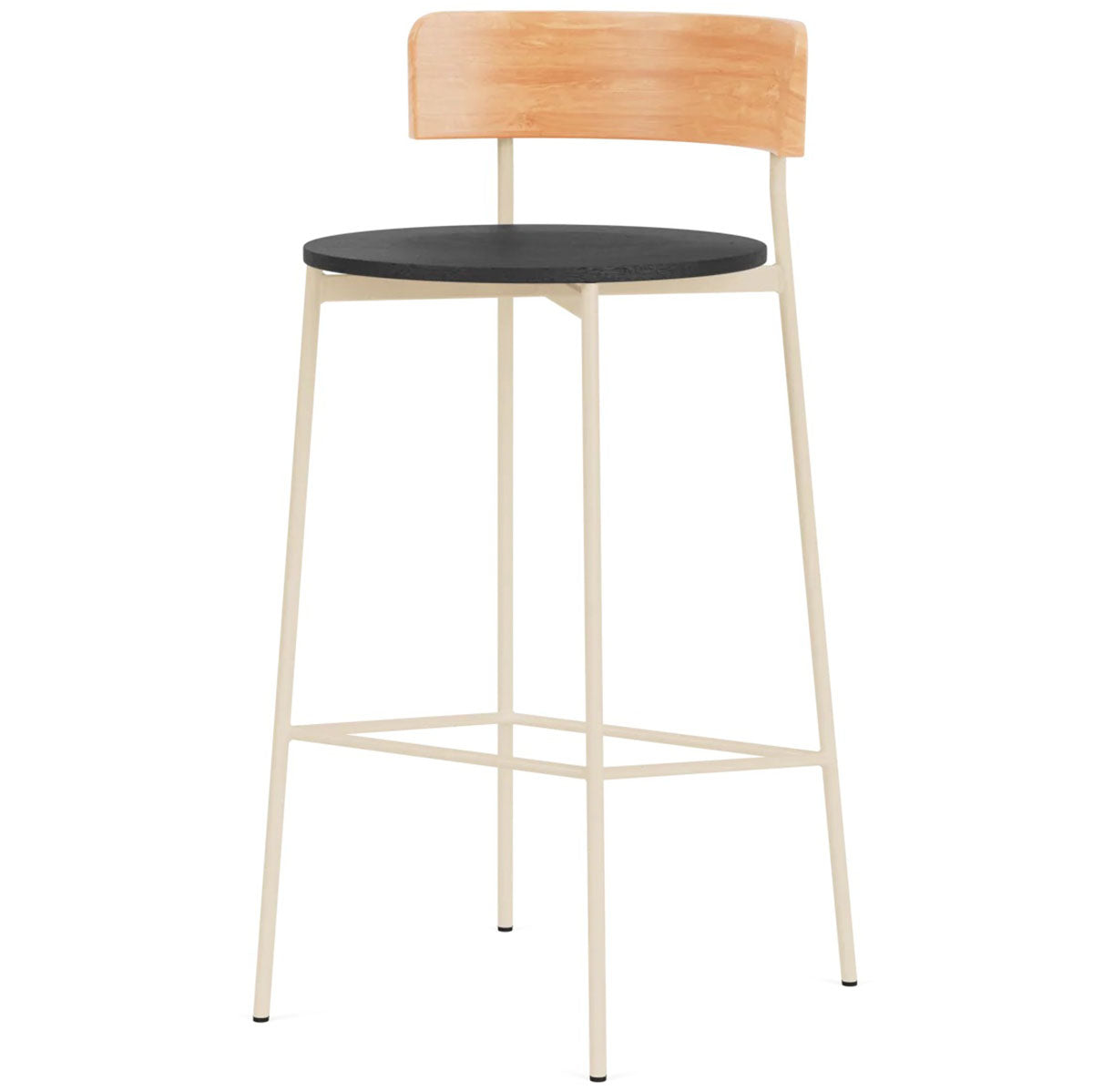 Friday Barstool with Wooden Seat