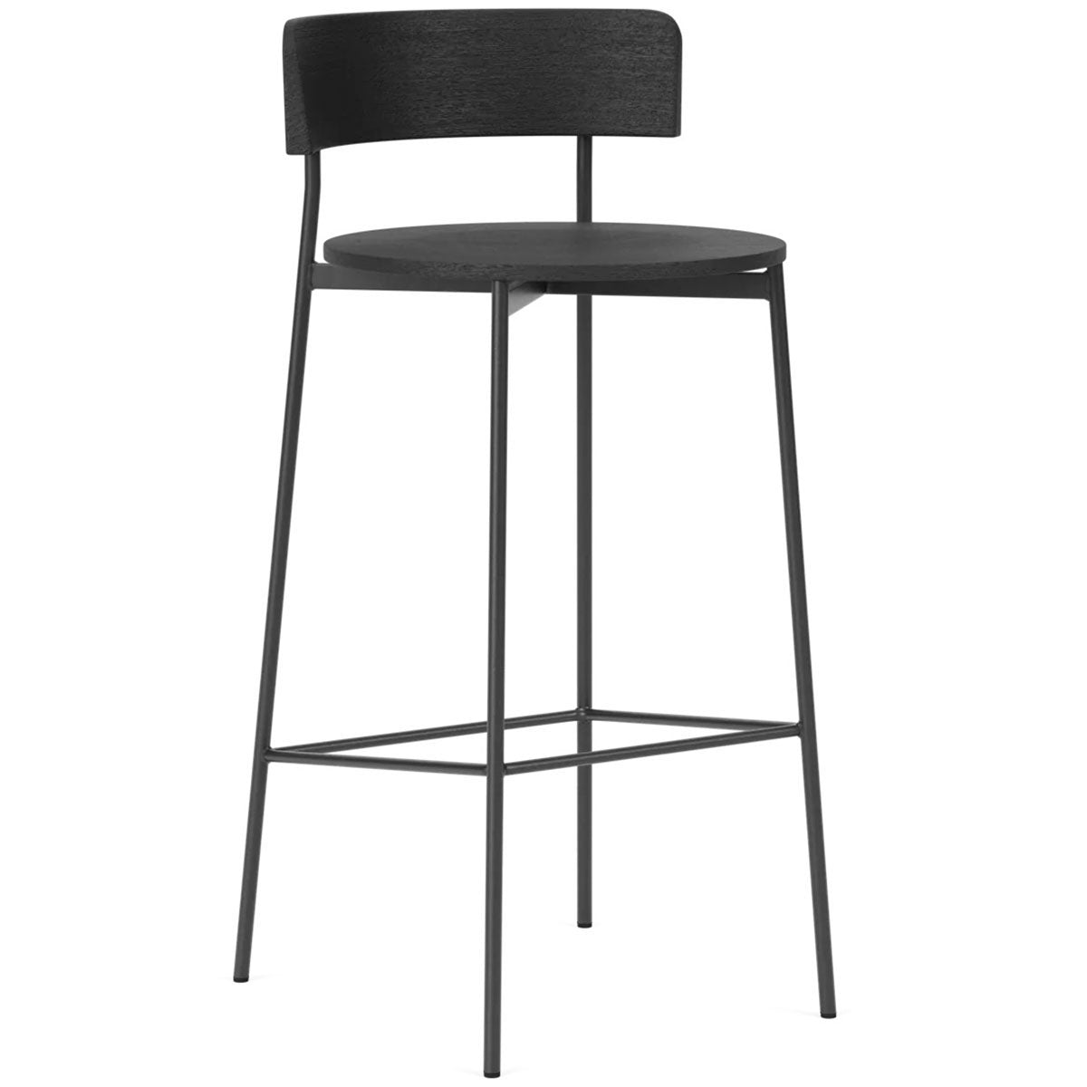 Friday Barstool with Wooden Seat