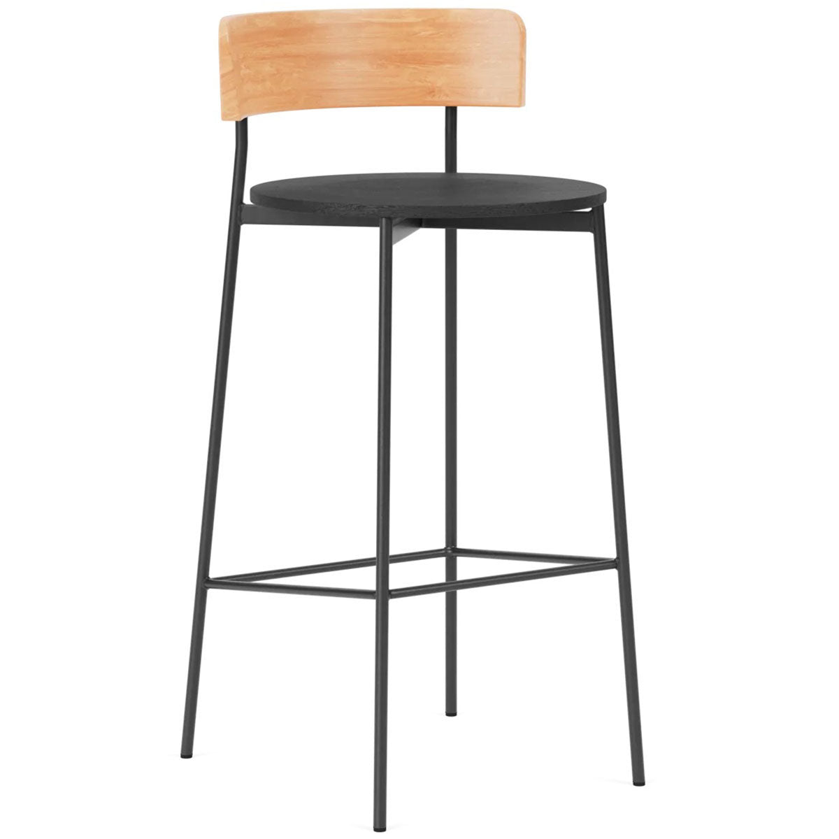 Friday Barstool with Wooden Seat