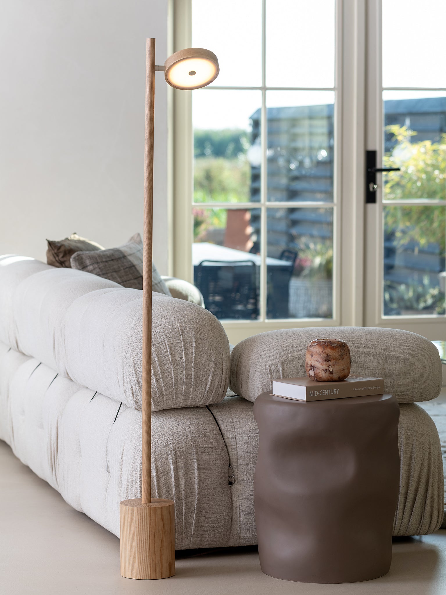 Okinawa Ash Wood Floor Lamp