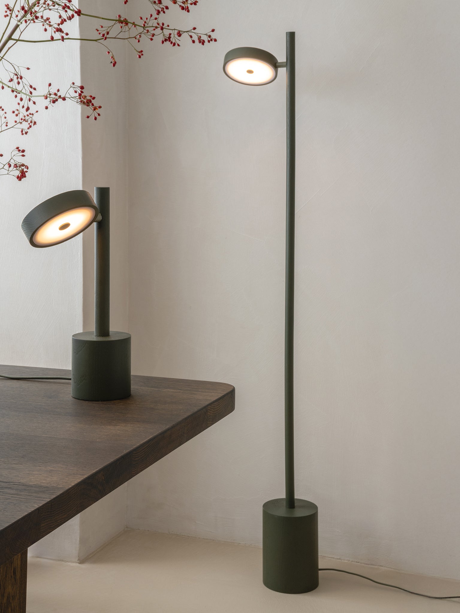 Okinawa Ash Wood Table Lamp