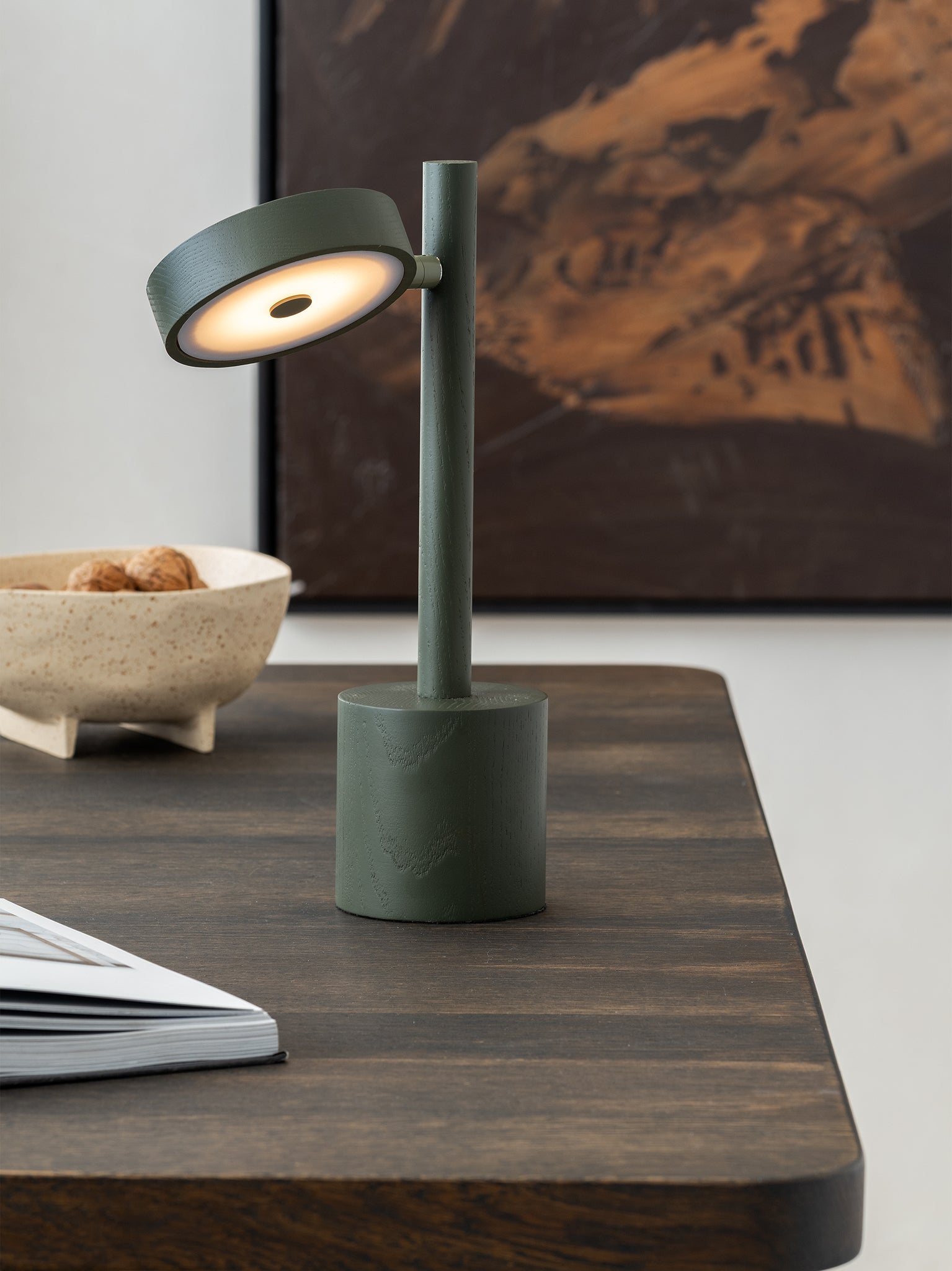 Okinawa Ash Wood Table Lamp