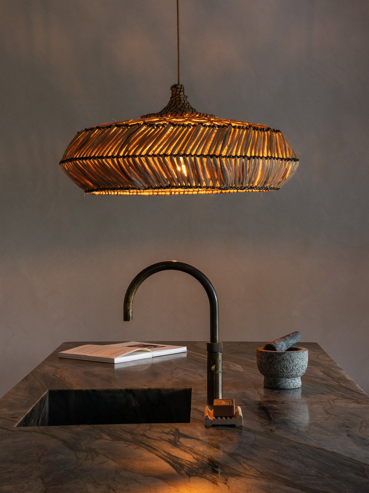 Rinjani Abaca Hanging Lamp