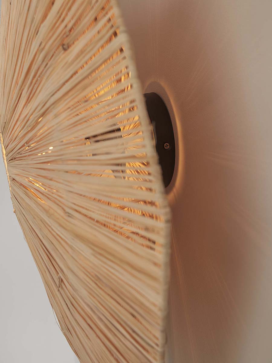 Panama Raffia Octogon Ceiling Lamp - WOO .Design