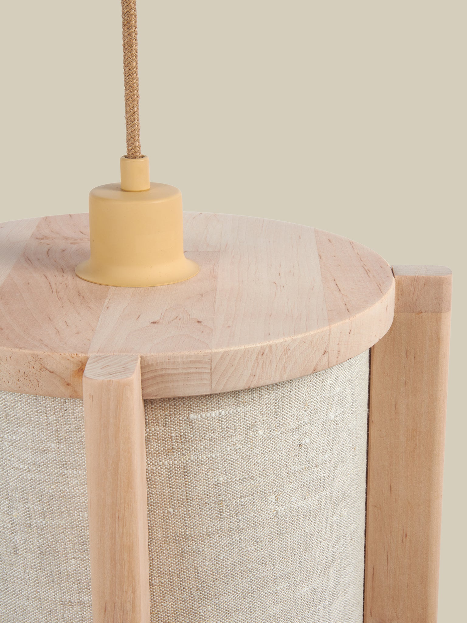 Corsica Beech Wood Hanging Lamp