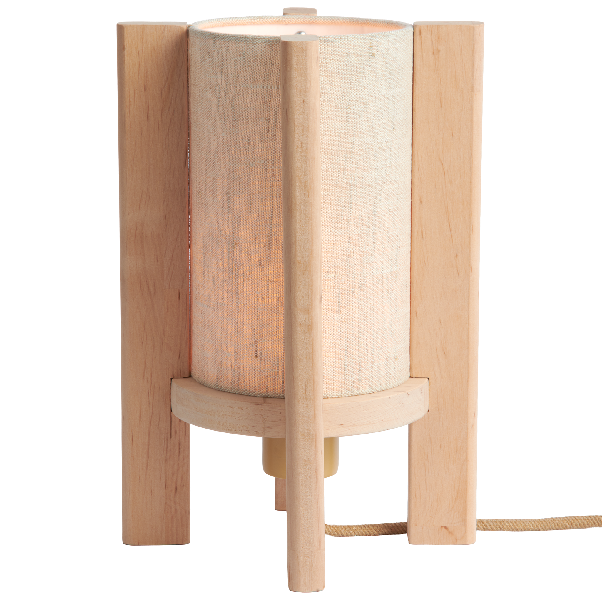 Corsica Beech Wood Table Lamp