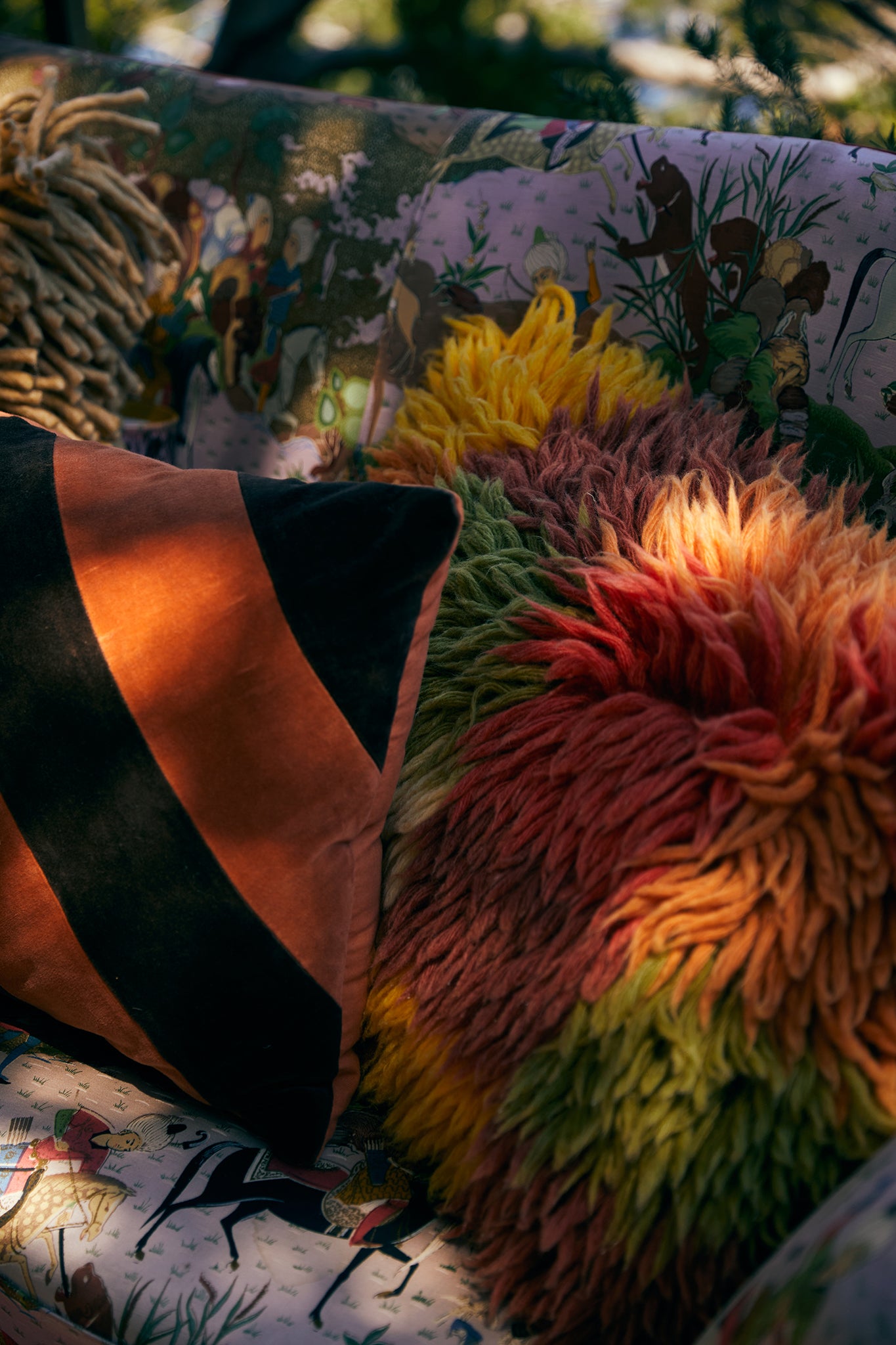 Fluffy Rag Cushion