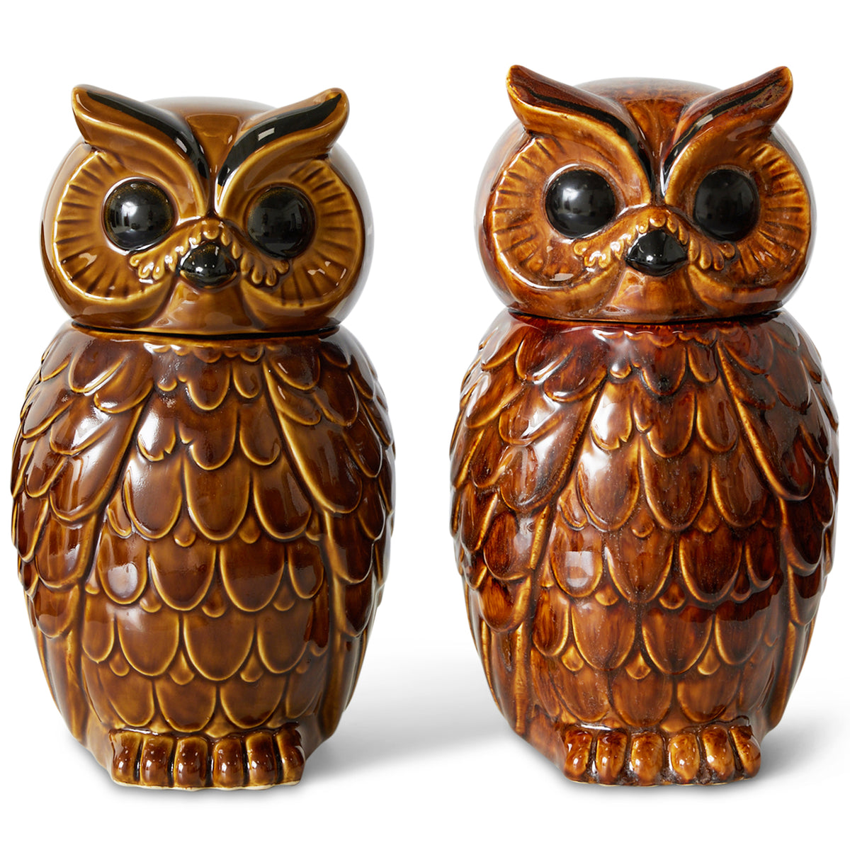 Owl Roasted Ceramic Jar