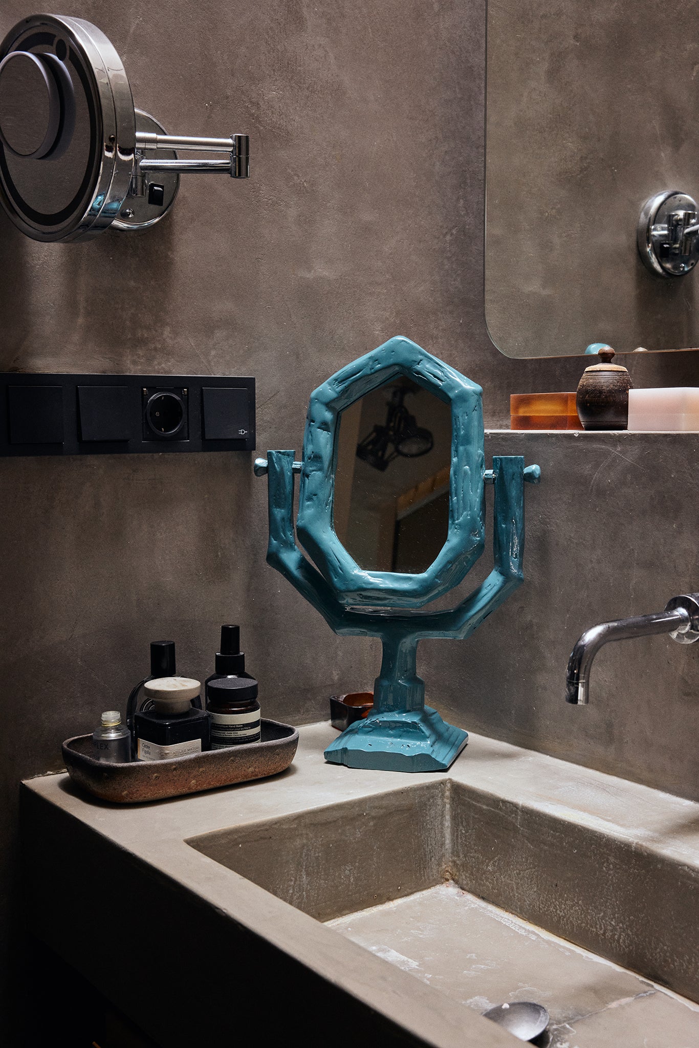 Teun Zwets Petrol Dressing Table Mirror