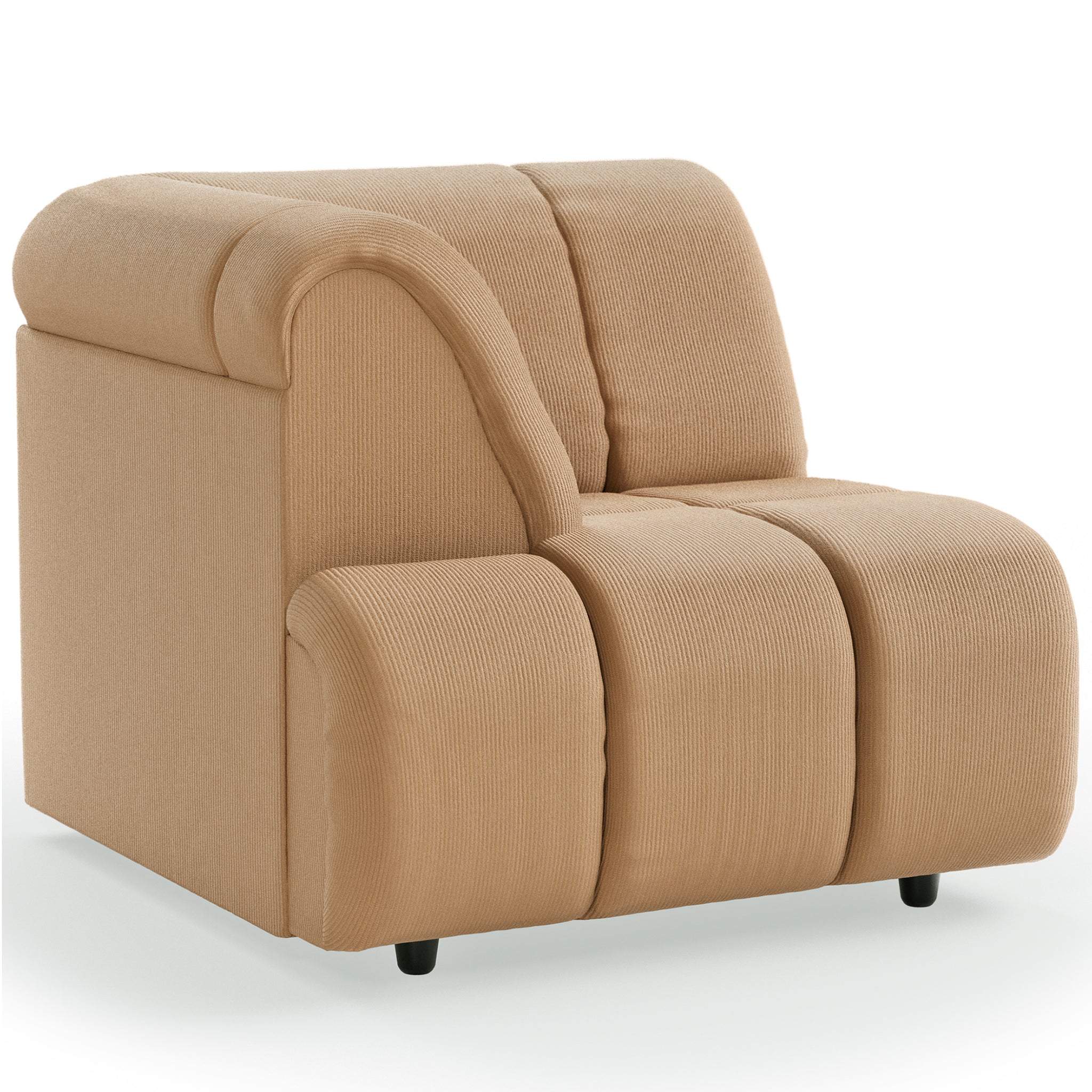 Wave Couch - Element Left High Arm