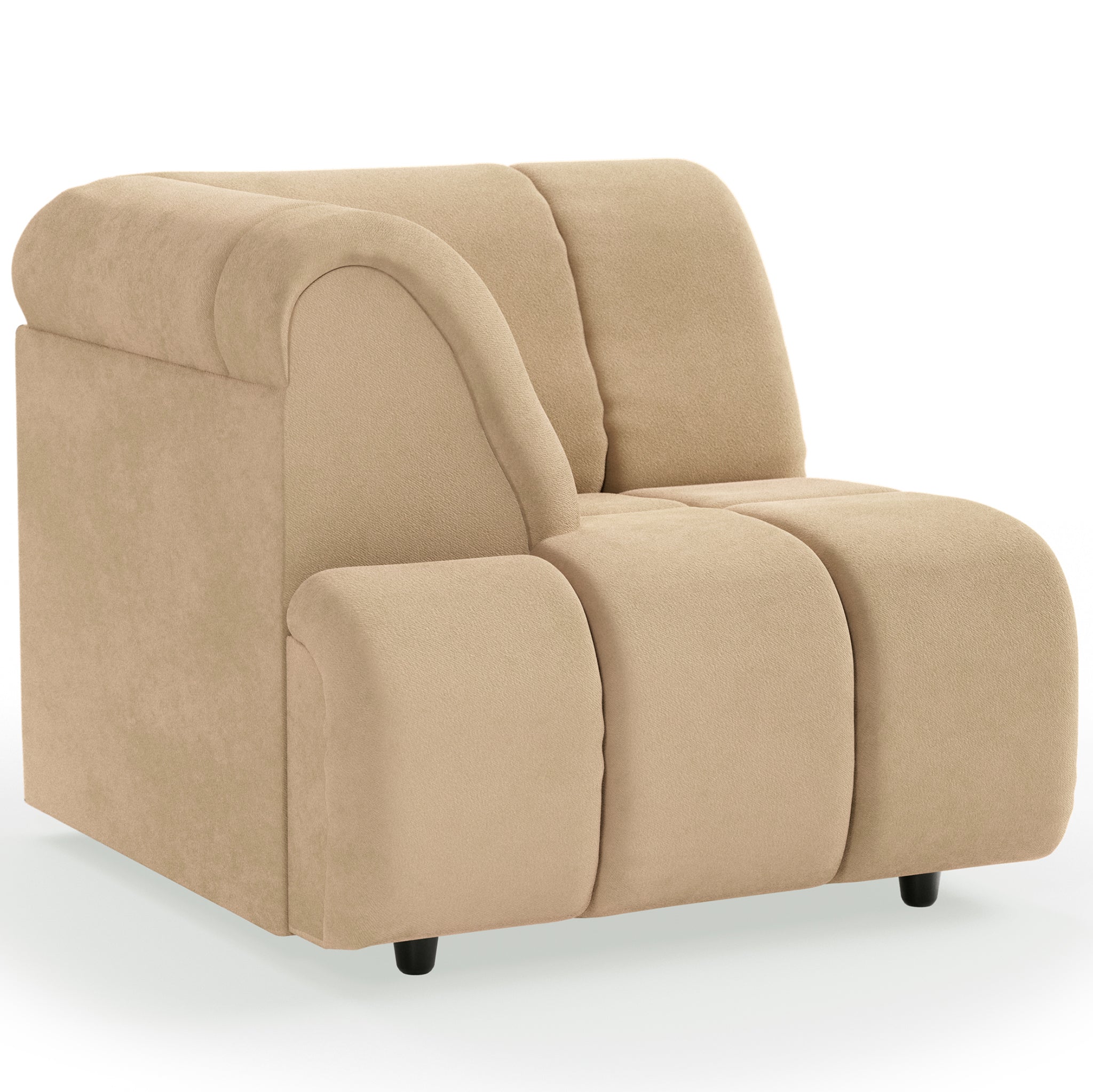Wave Couch - Element Left High Arm