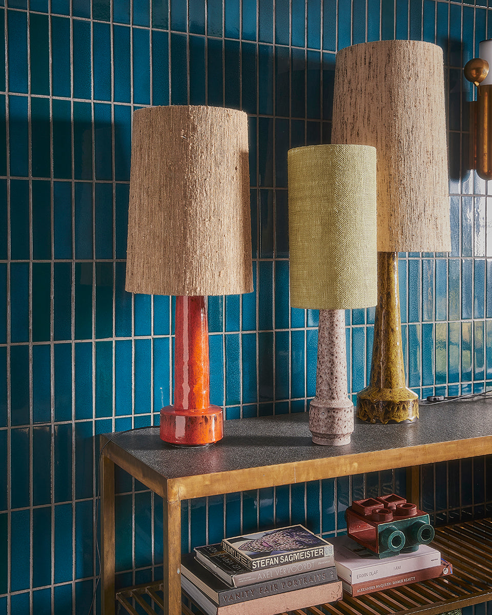 Retro Stoneware Small Lampbase