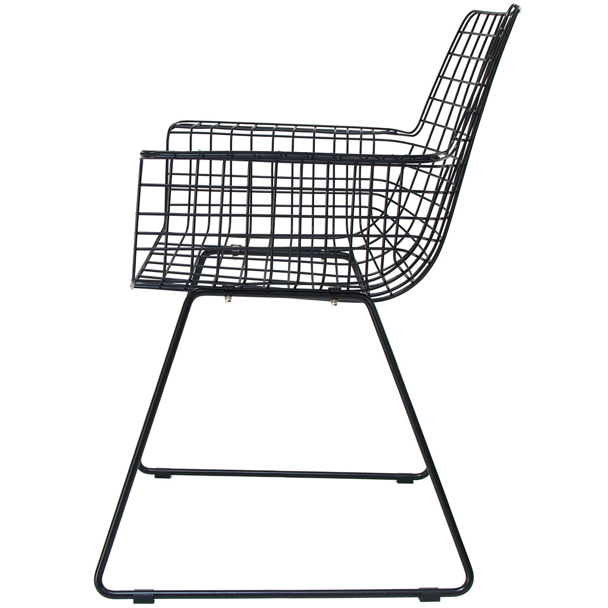 Wire Chair with Armrest