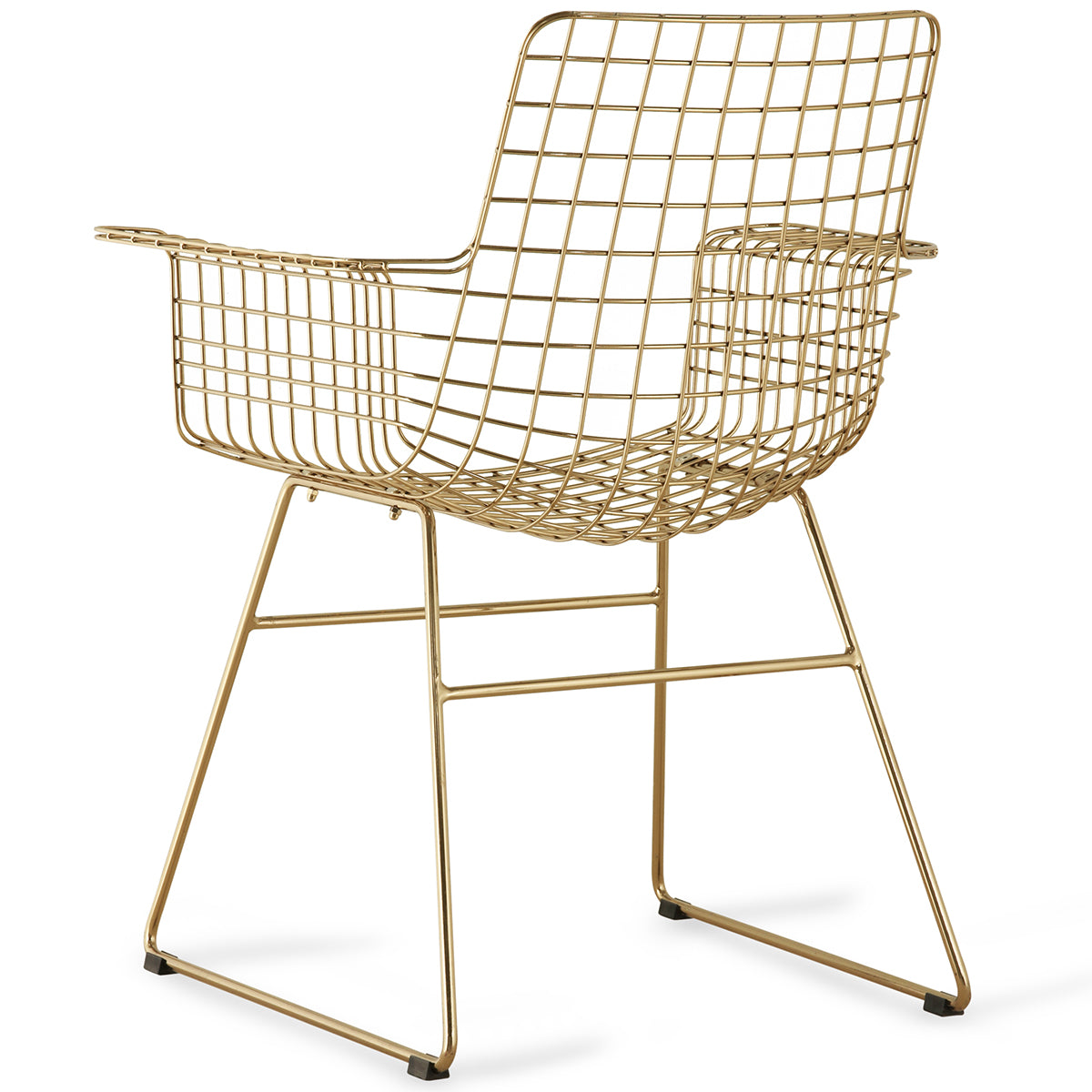 Wire Chair with Armrest