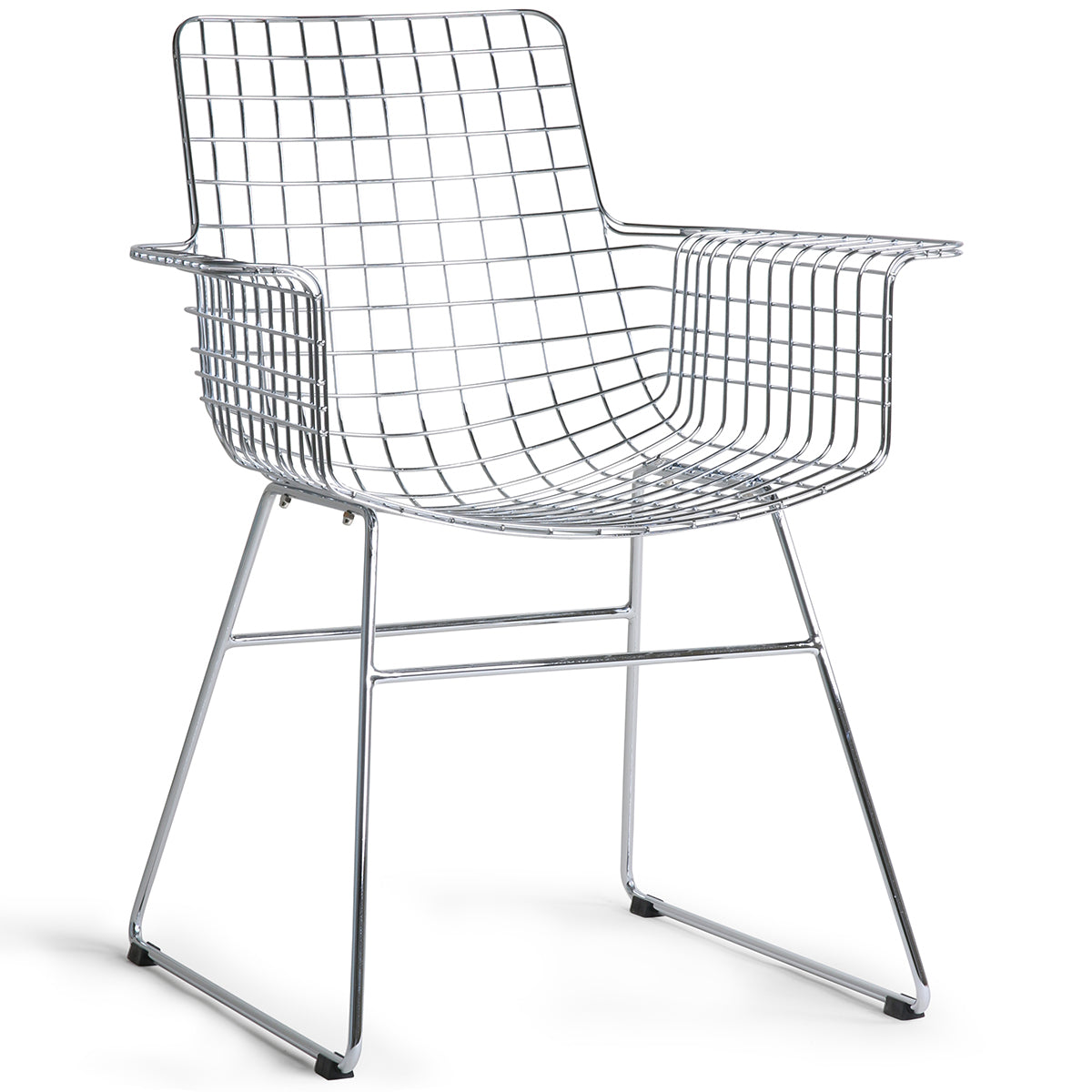 Wire Chair with Armrest