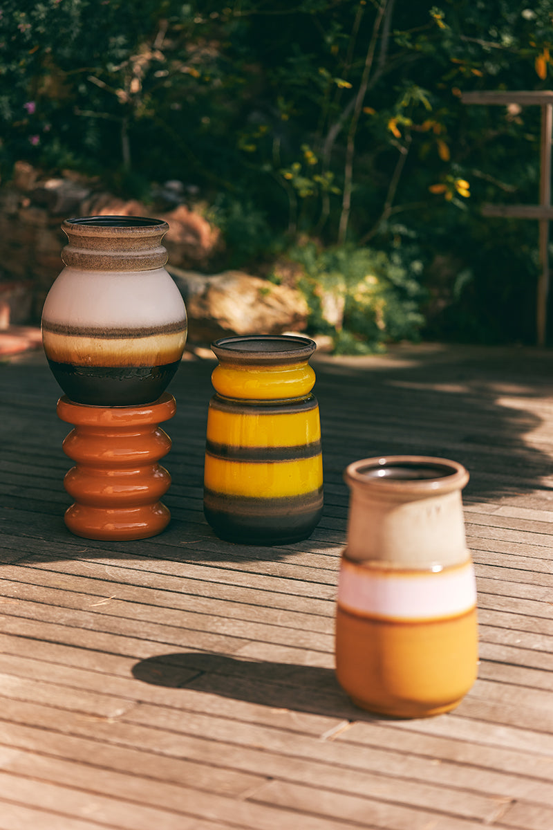 Grand Vanilla Floor Vase