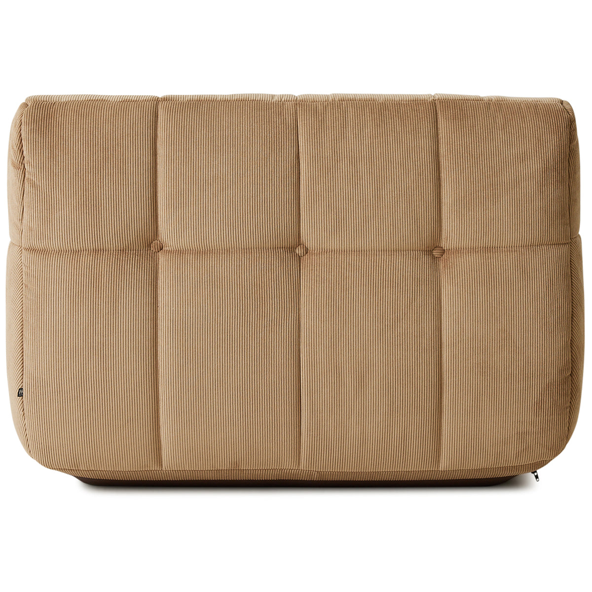Lazy Brown Corduroy Rib Lounge Chair - WOO .Design