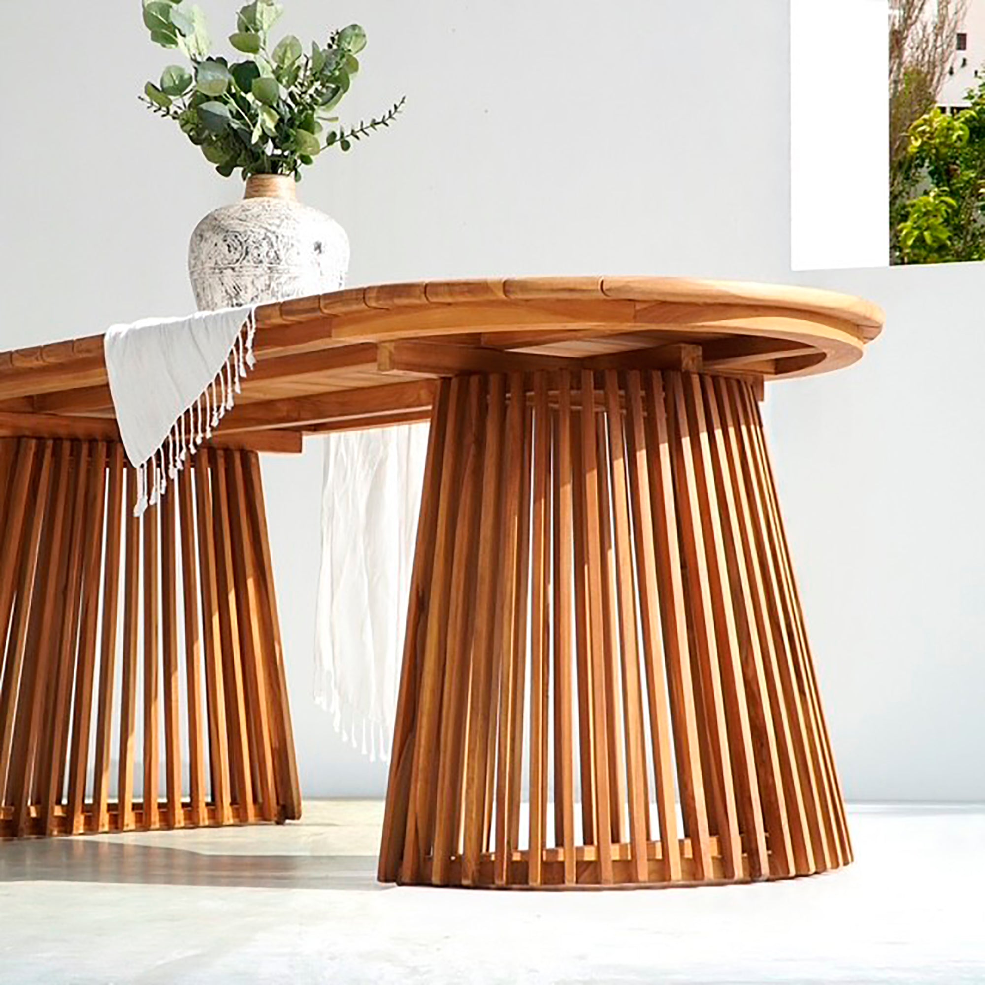 Berja Natutal Teak Wood Dining Table