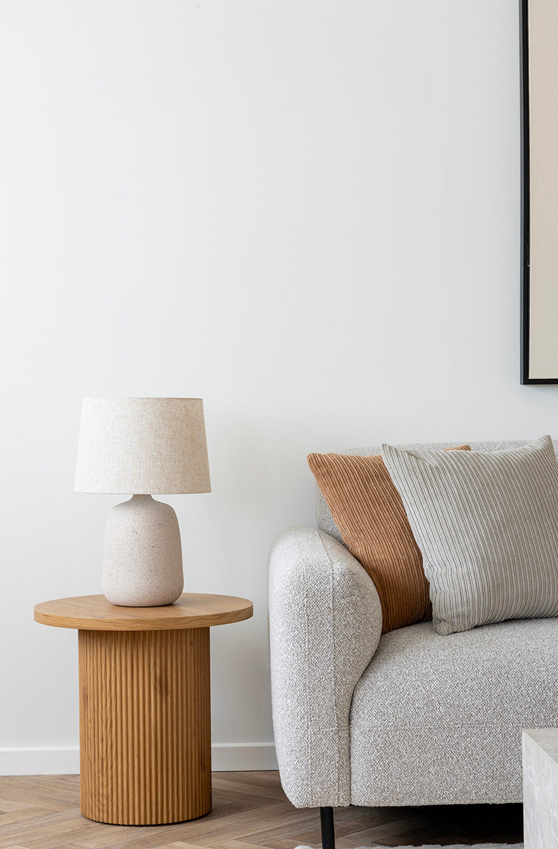 Croft Stone Beige Table Lamp