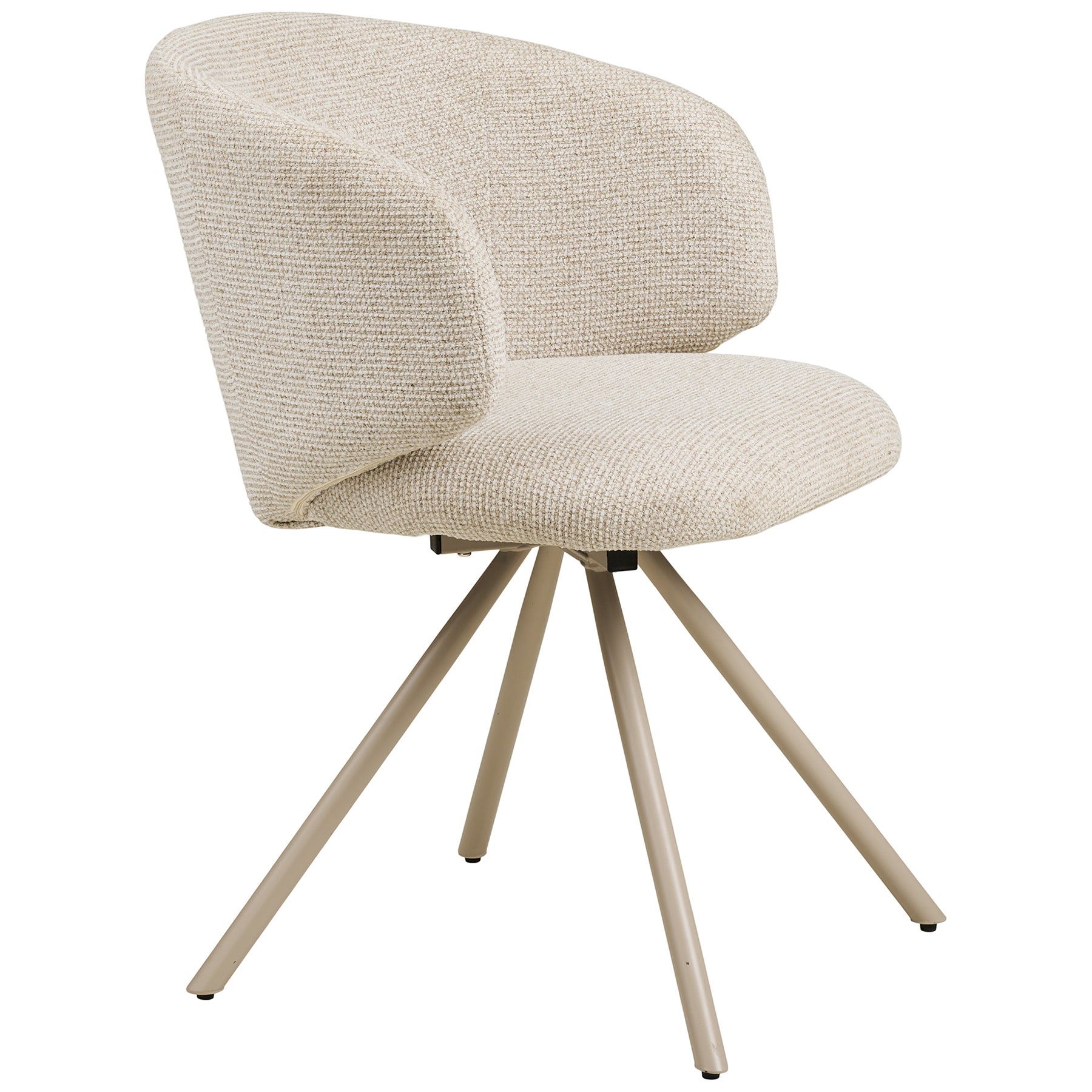 Fulham Sand Swivel Dining Chair
