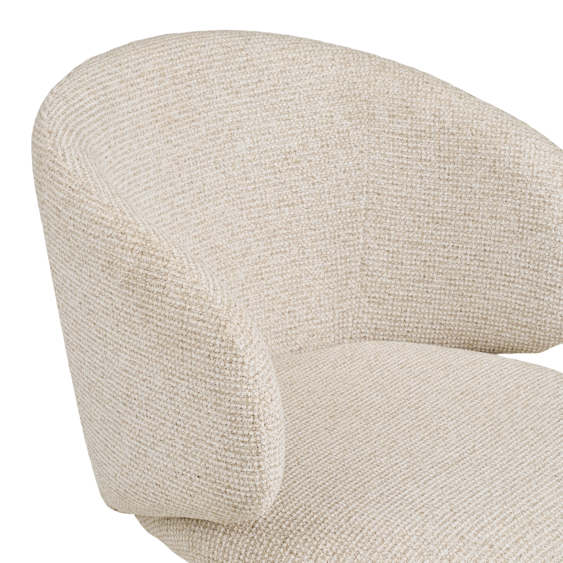 Fulham Sand Swivel Dining Chair
