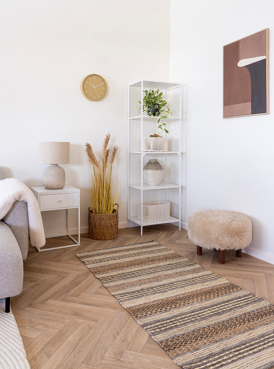 Inverness Light Brown Pouf