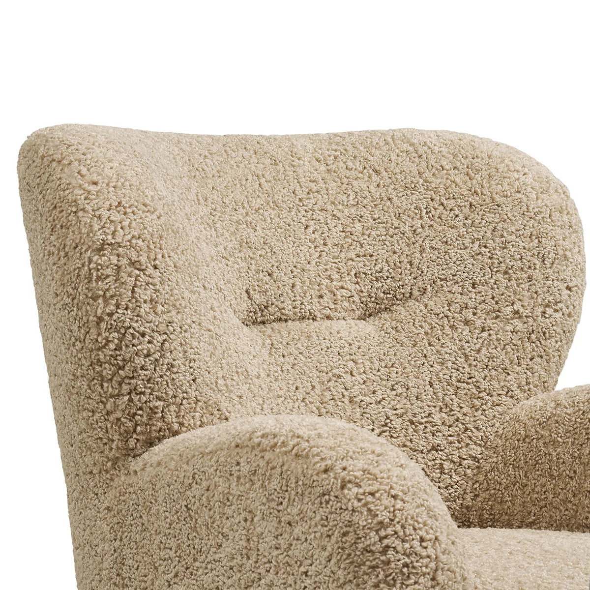 Lunaro Light Brown Lounge Chair (Display)