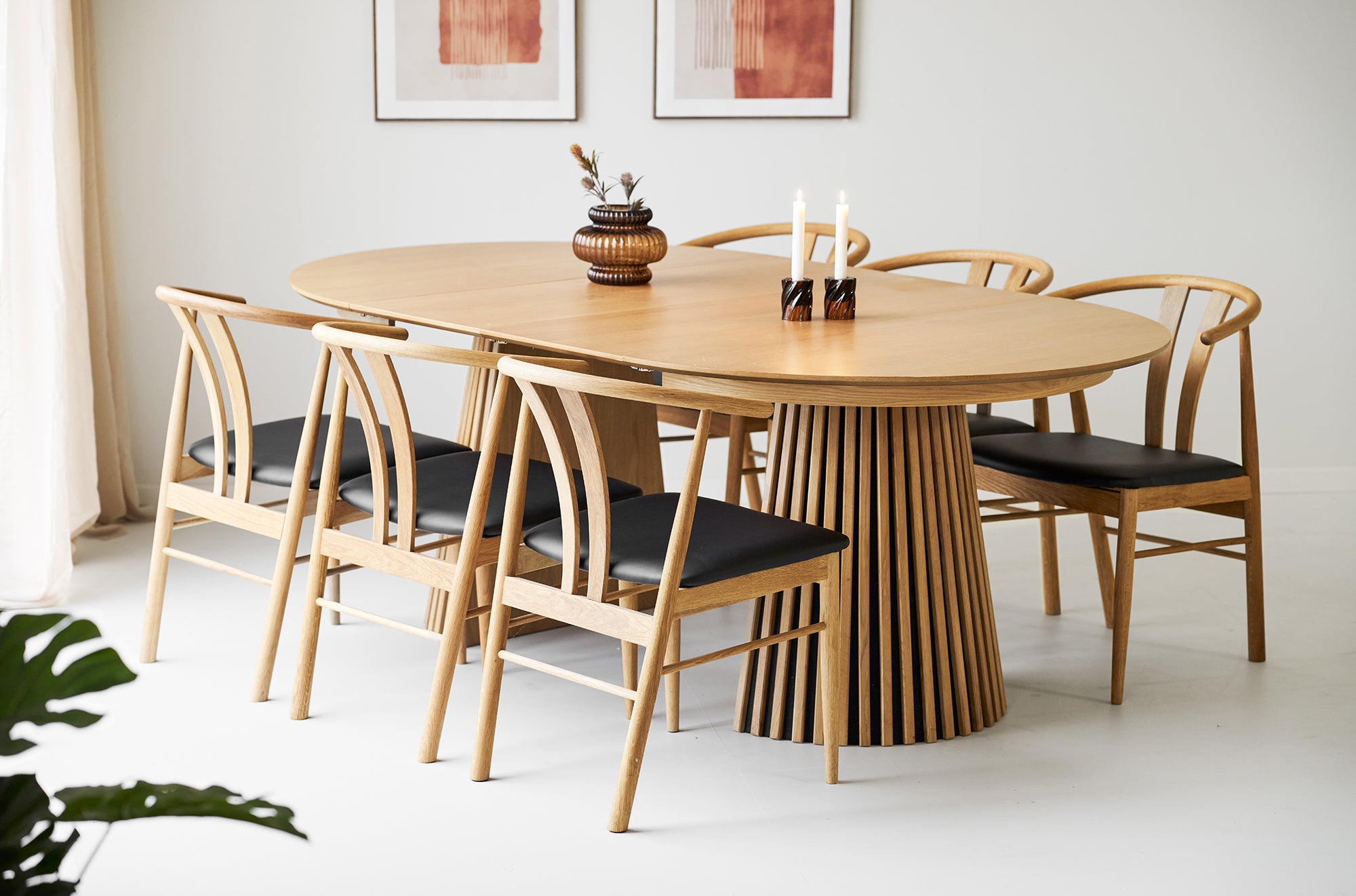Osaka Oval Extendable Dining Table