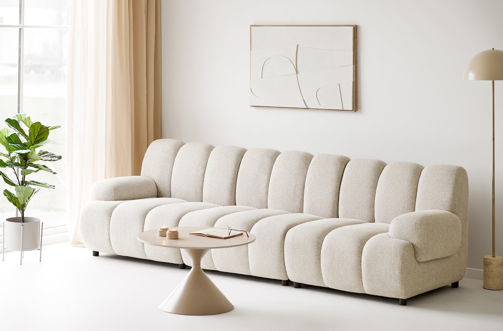 Taza Sand Center Modular Sofa