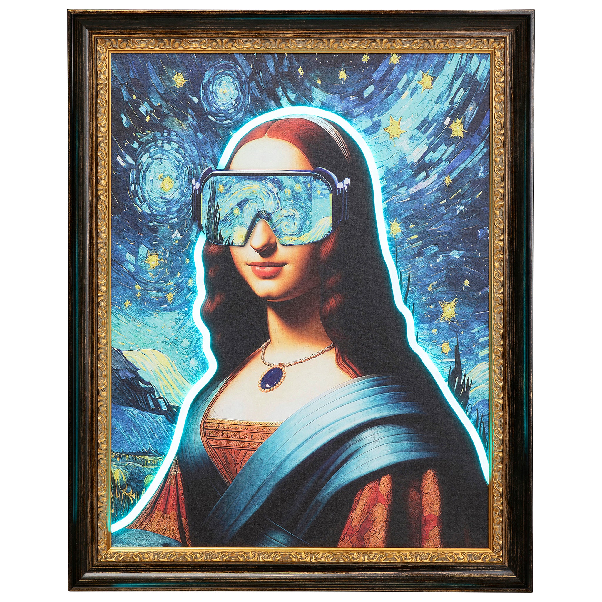 Art Lady LED Framed Picture