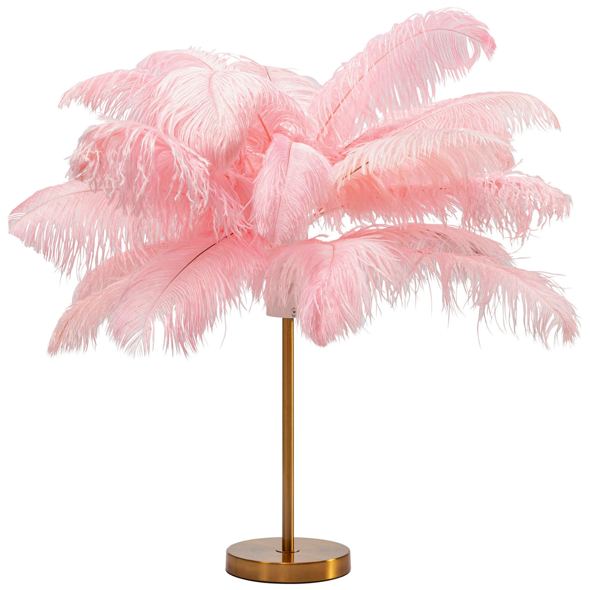Feather Palm Table Lamp