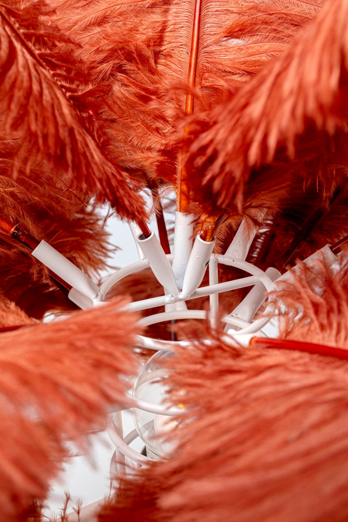 Feather Palm Table Lamp