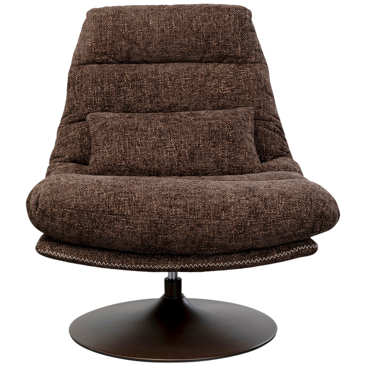 Montreal Brown Armchair with Stool real Brown Armchair with Stool