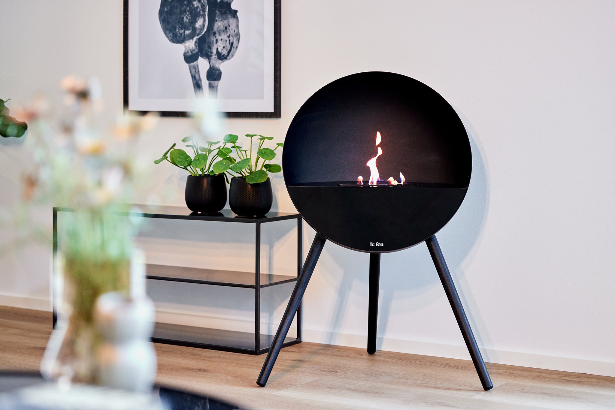 Eye Black Bio Fireplace