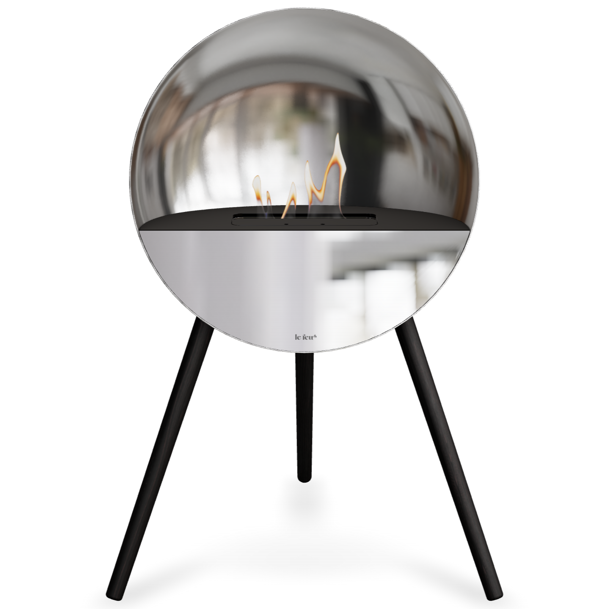 Eye Silver Bio Fireplace