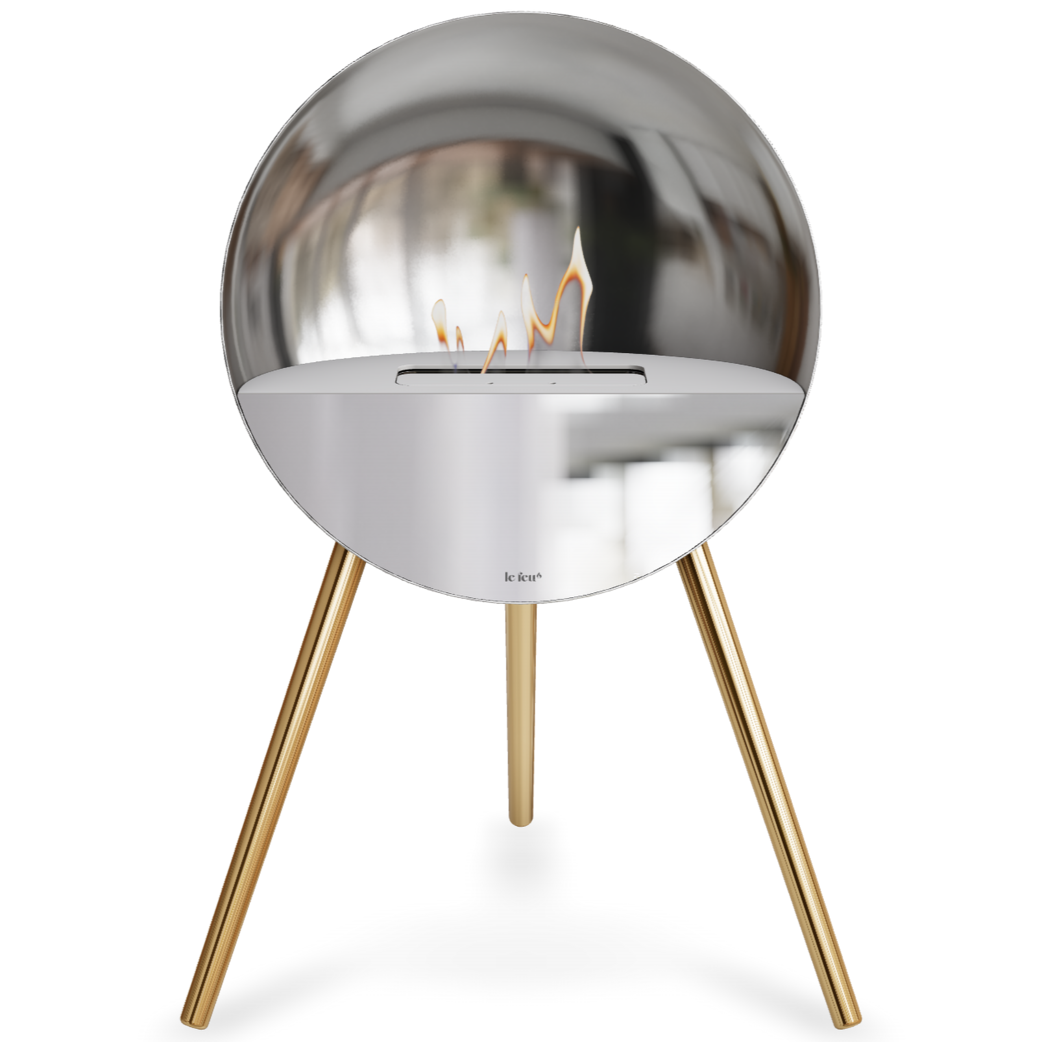 Eye Silver Bio Fireplace