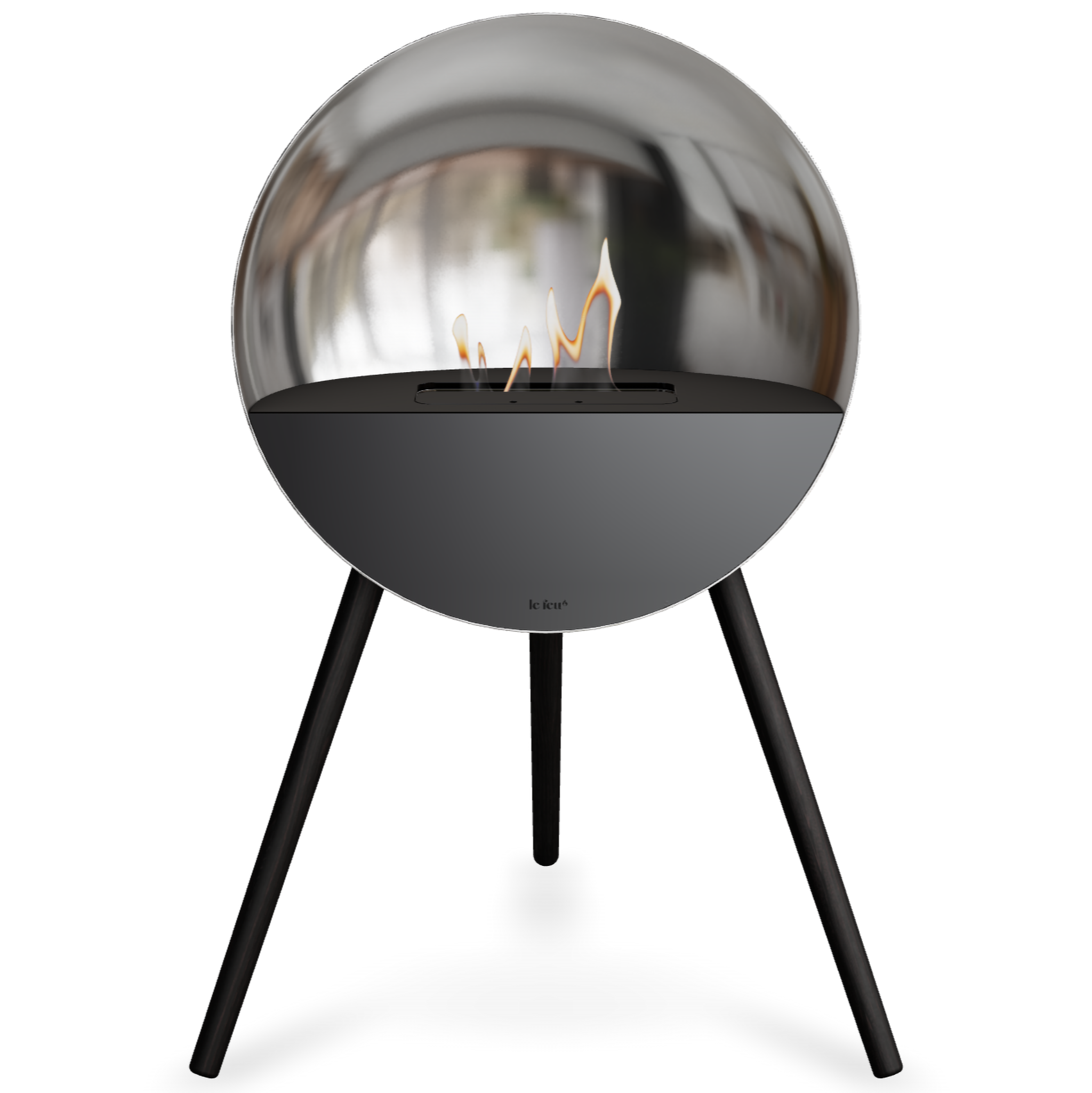 Eye Silver Bio Fireplace
