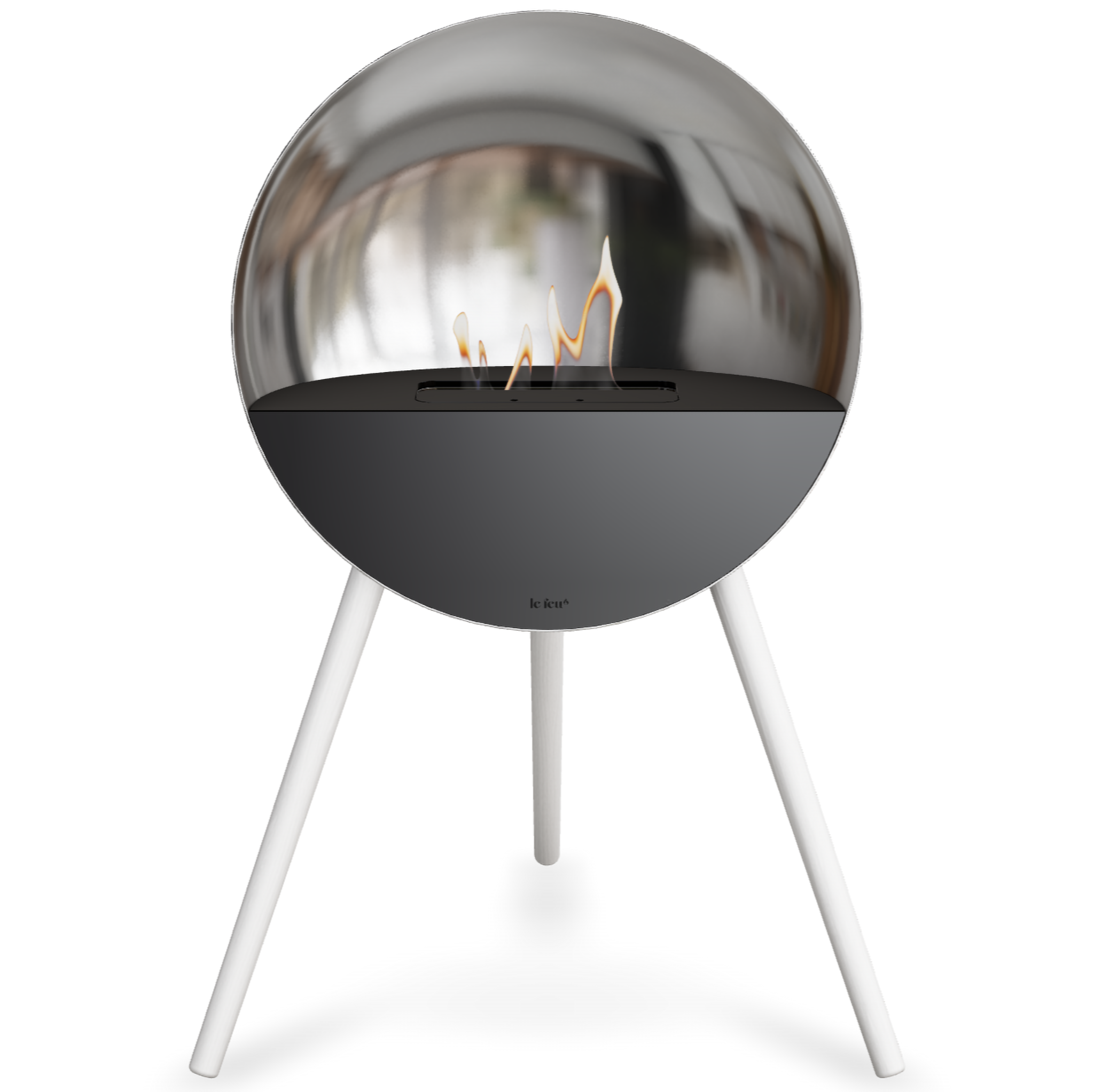 Eye Silver Bio Fireplace