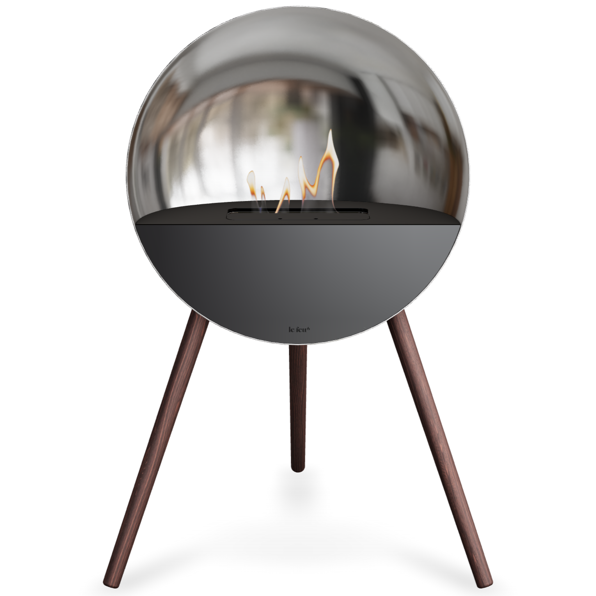 Eye Silver Bio Fireplace