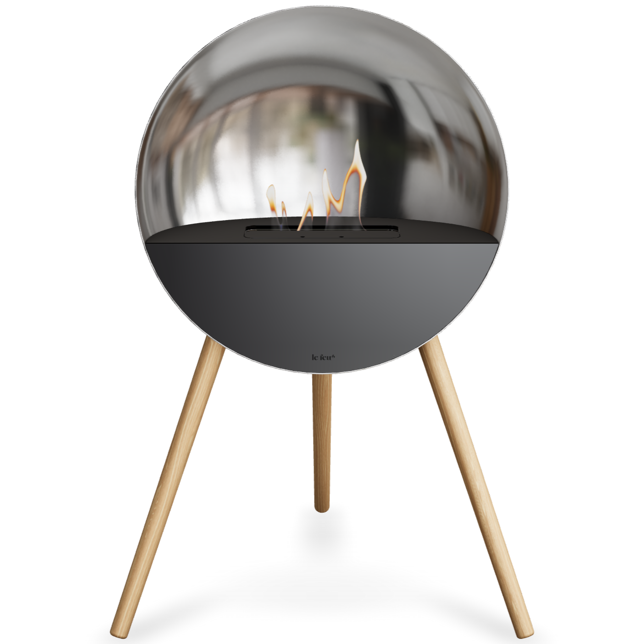 Eye Silver Bio Fireplace